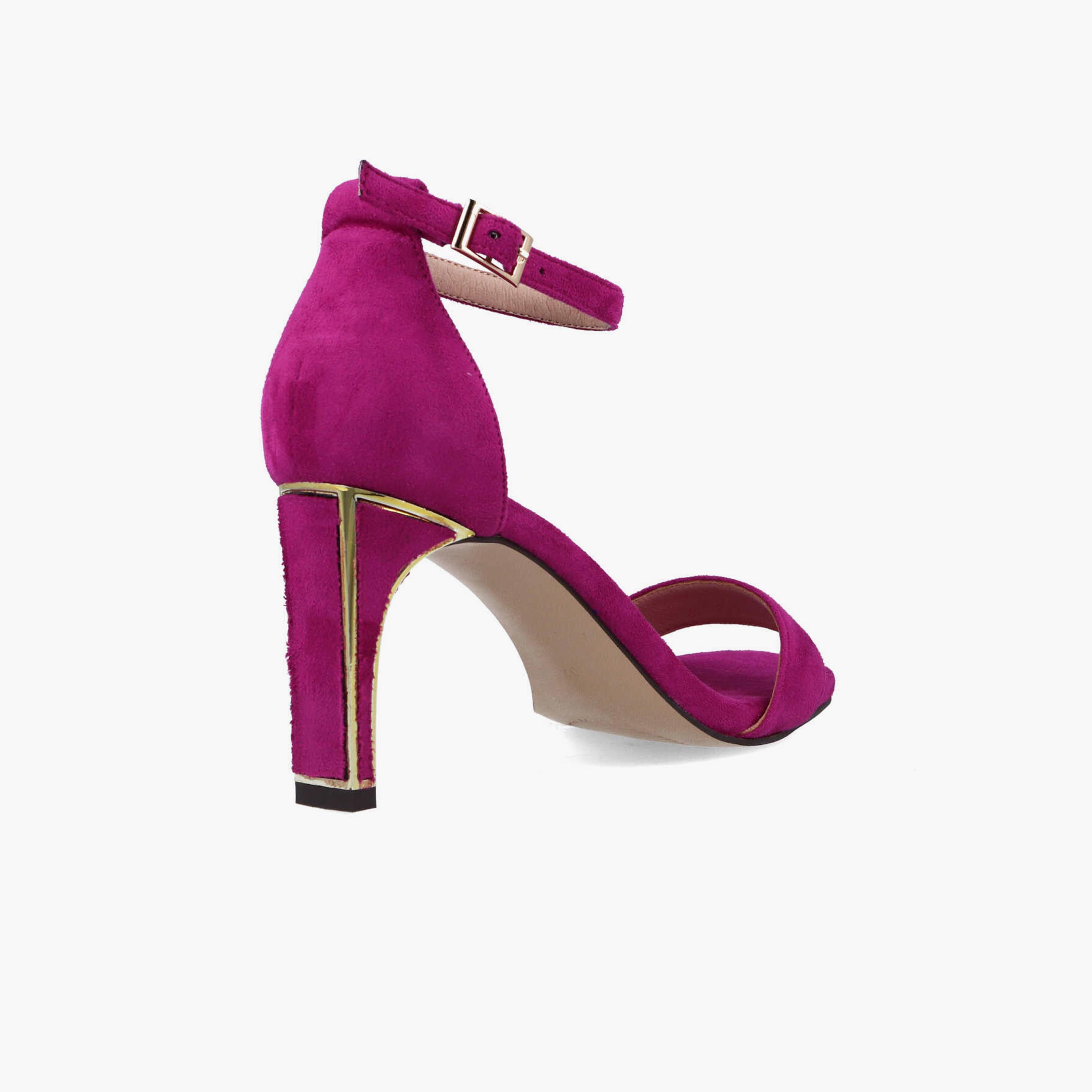 Menbur Women's Metallic Strap Sandals | 22873-women-shoes-sandals-flats-image-3