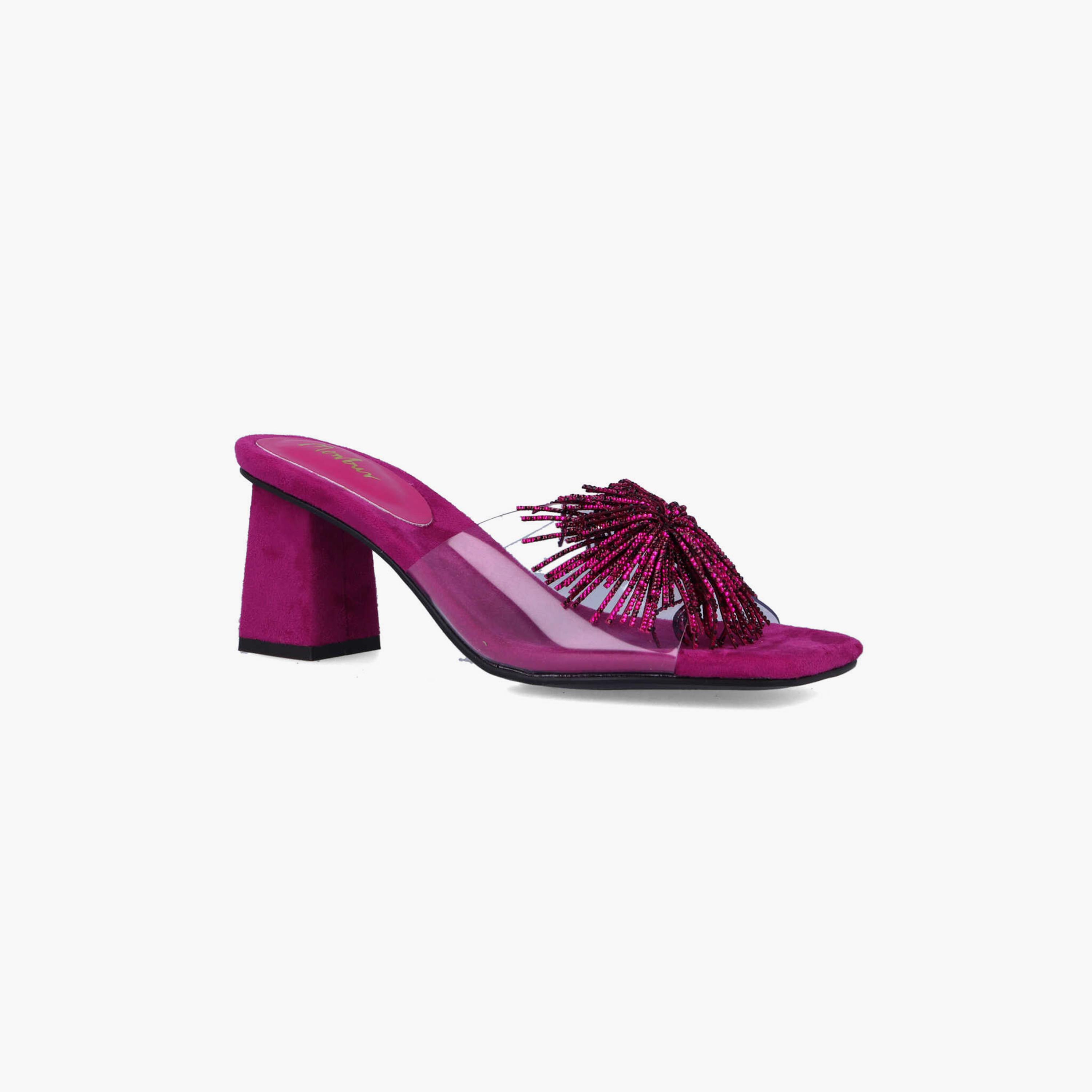 Menbur Women's Mules with Embellishment | 22893-women-shoes-heels-image-1