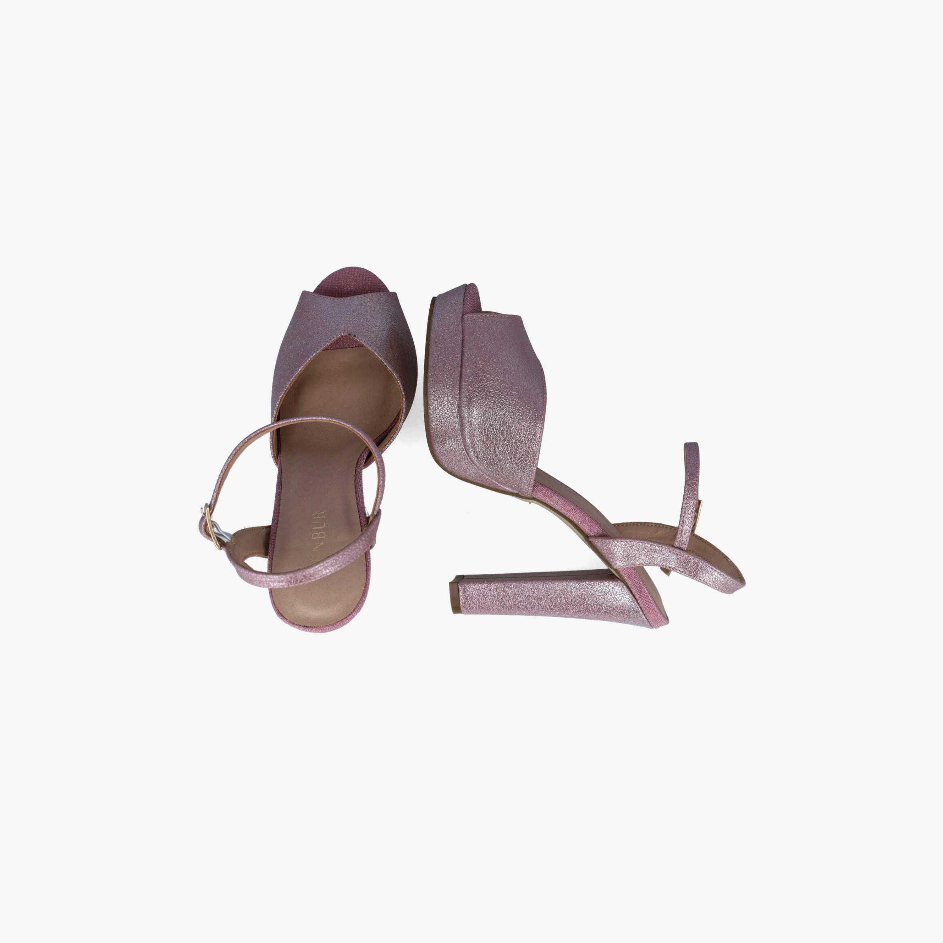 Menbur Women's Metallic Strap Sandals | 23000-women-shoes-sandals-flats-image-2