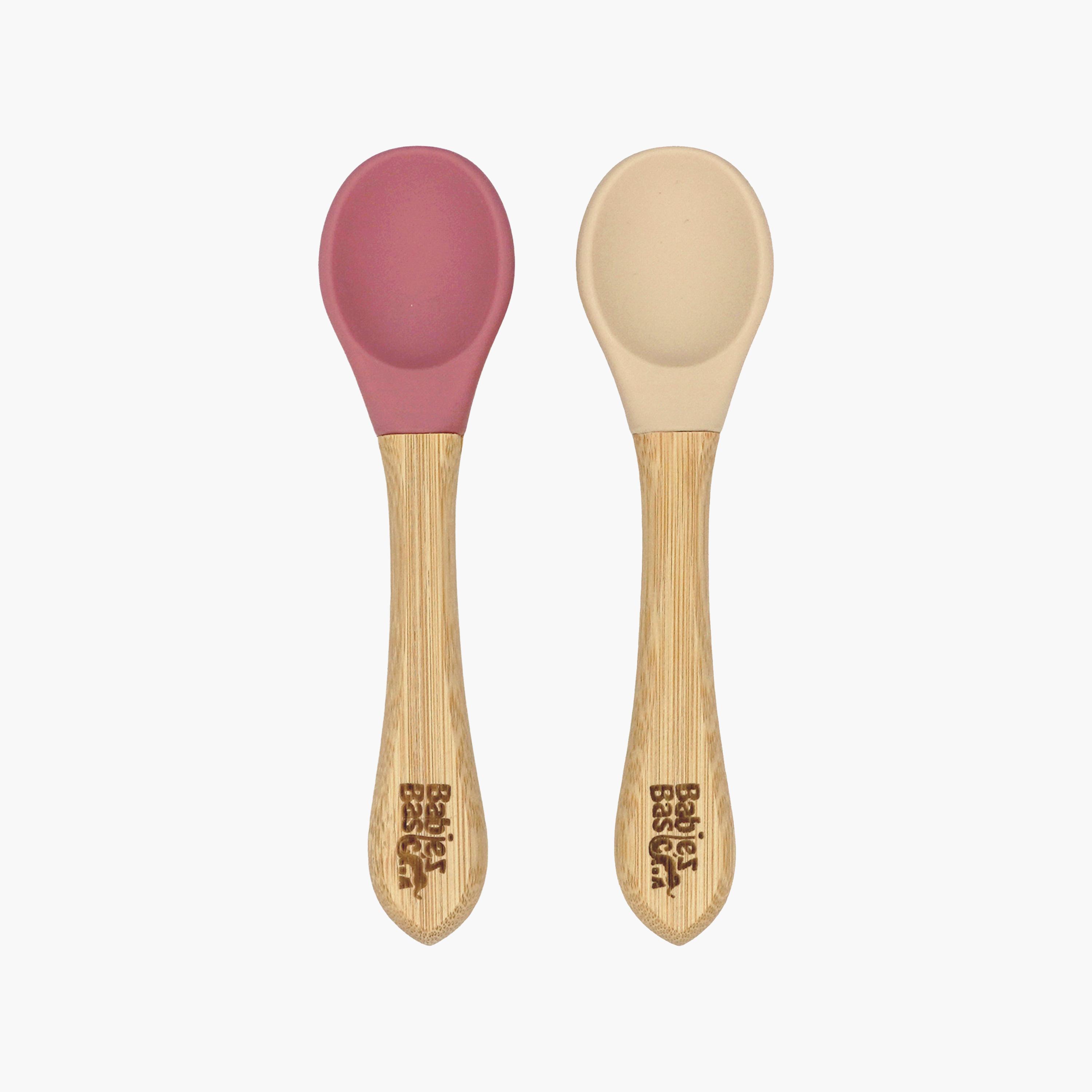 Babies Basic 2-Piece Flexible Silicone Spoons with Travel Case-baby-feeding-mealtimeessentials-image-1