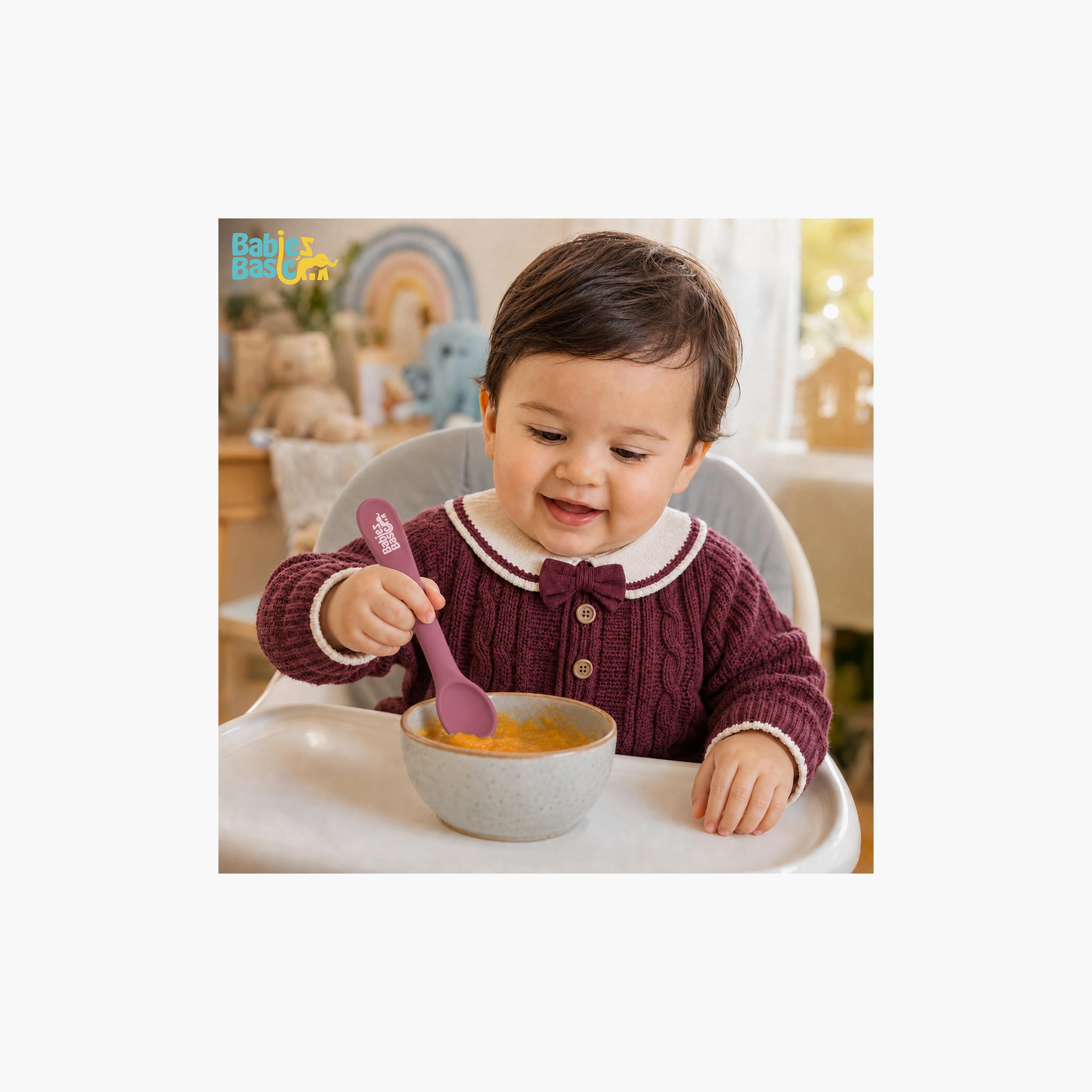 Babies Basic 2-Piece Flexible Silicone Spoons with Travel Case-baby-feeding-mealtimeessentials-image-4