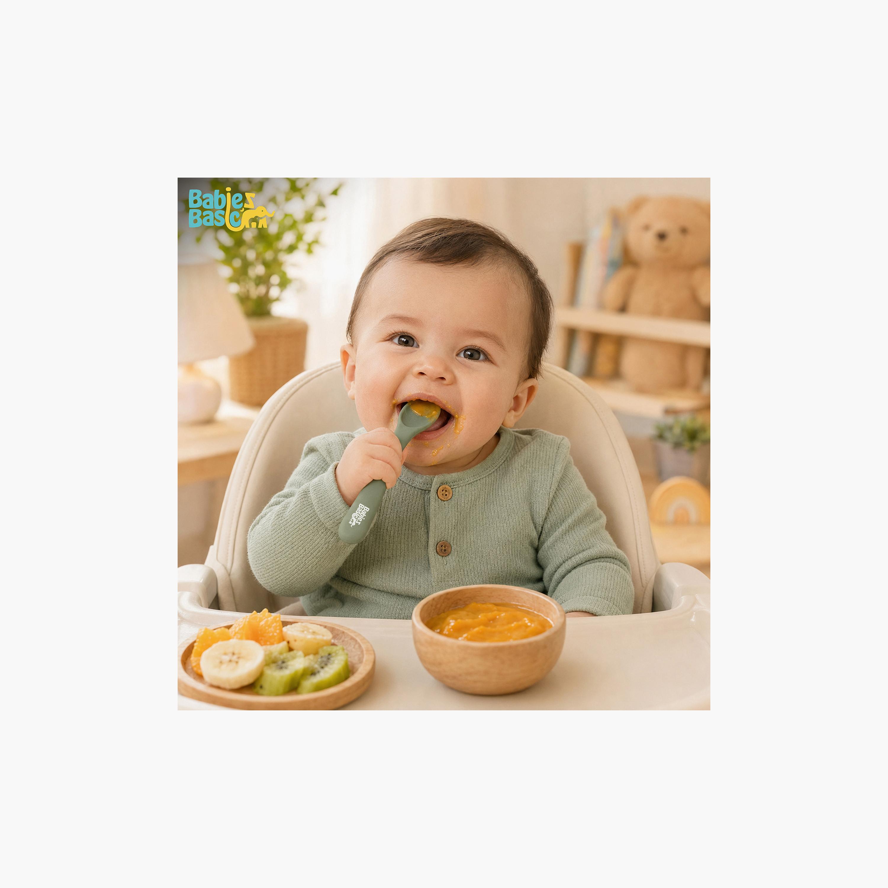 Babies Basic 2-Piece Flexible Silicone Spoons with Travel Case-baby-feeding-mealtimeessentials-image-3