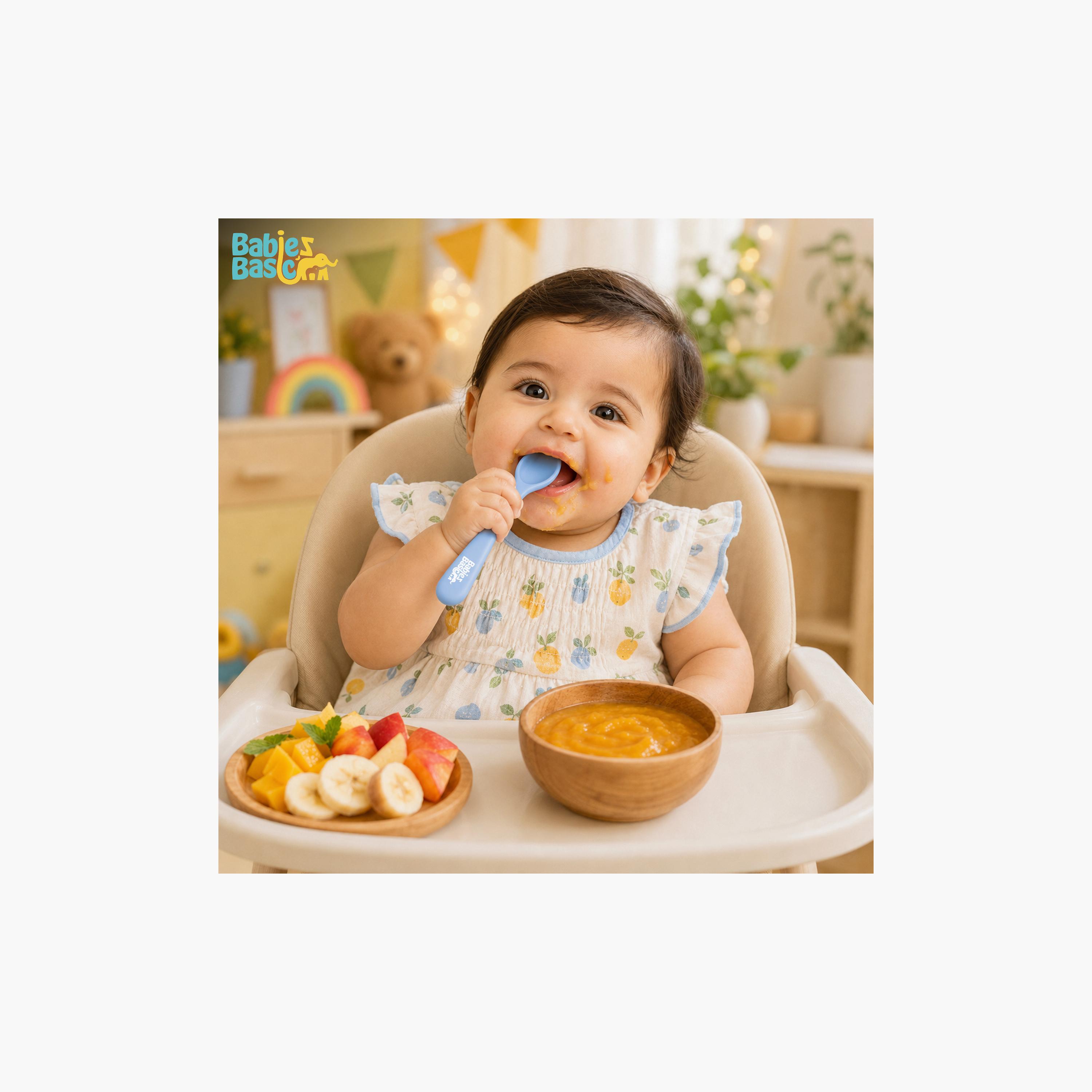 Babies Basic 2-Piece Flexible Silicone Spoons with Travel Case-baby-feeding-mealtimeessentials-image-3