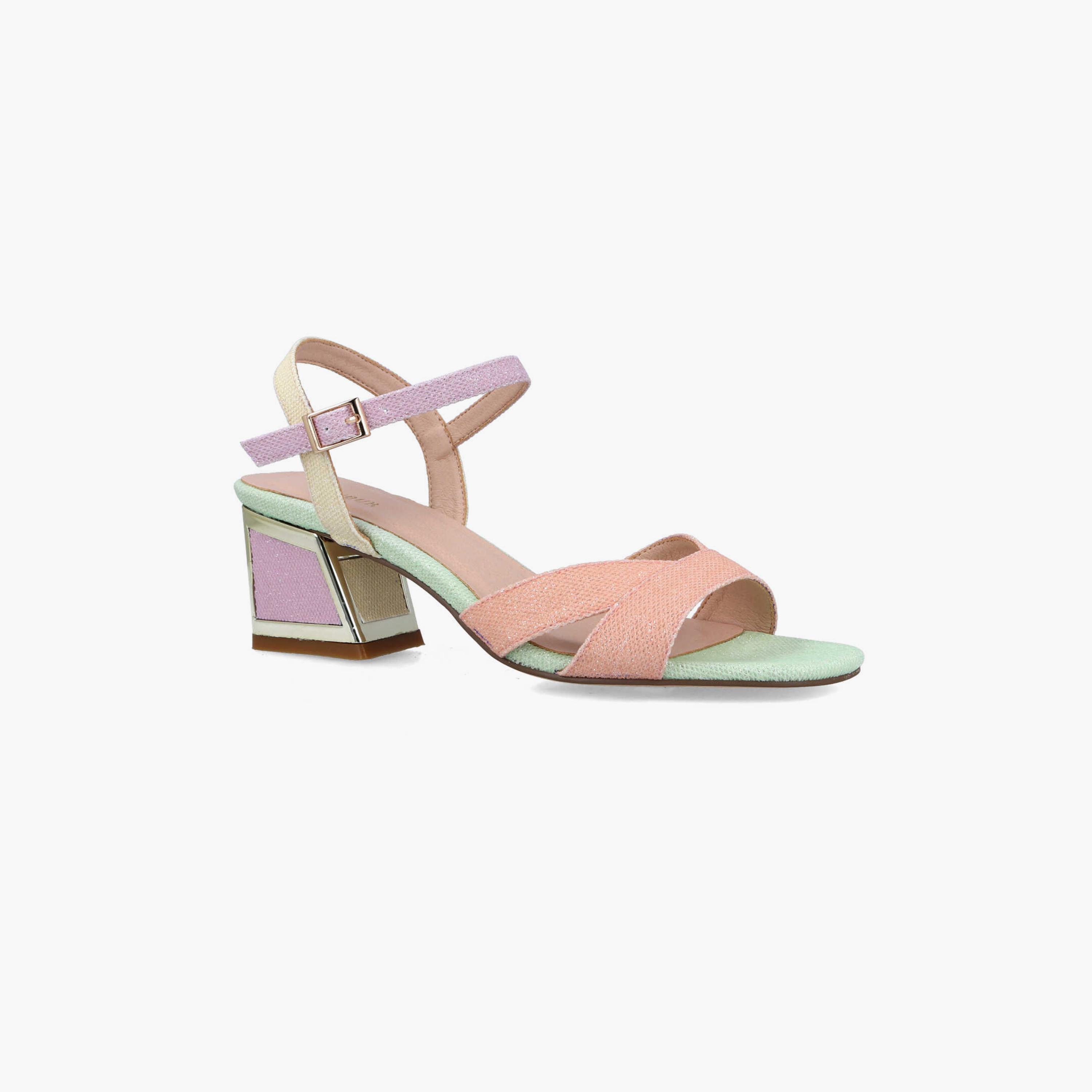 Menbur Women's Woven Block Heels with Strap | 23015-women-shoes-heels-image-1