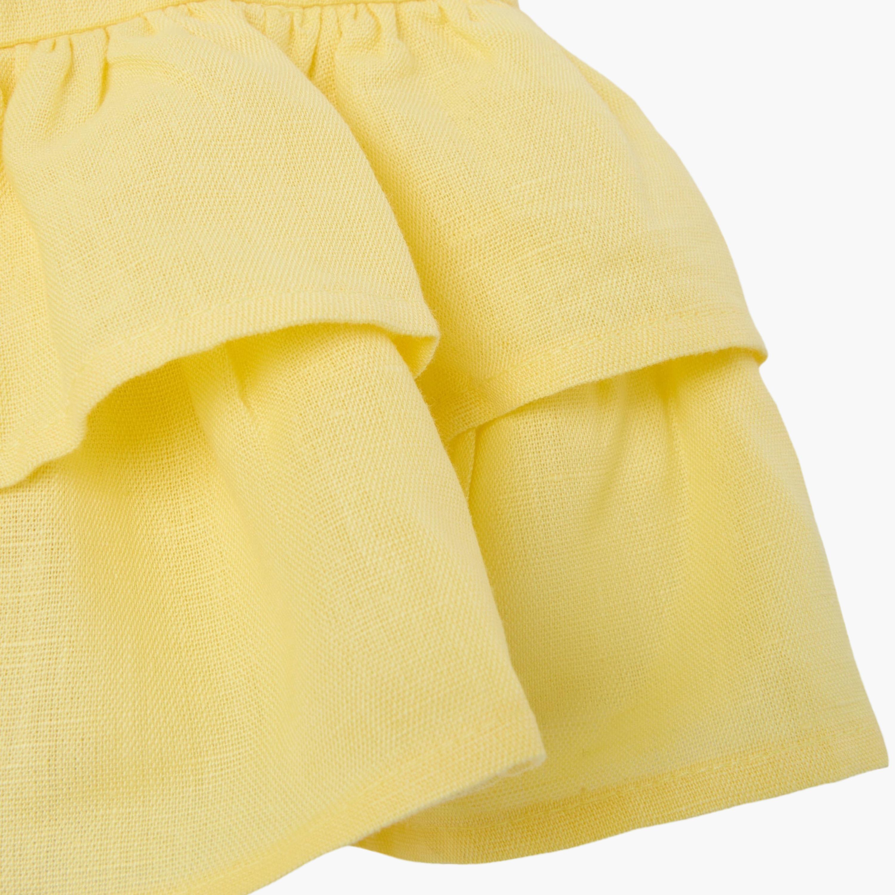 OVS Solid Cotton Sleeveless Loose Fit Top-girls-clothing-blousesandshirts-image-3