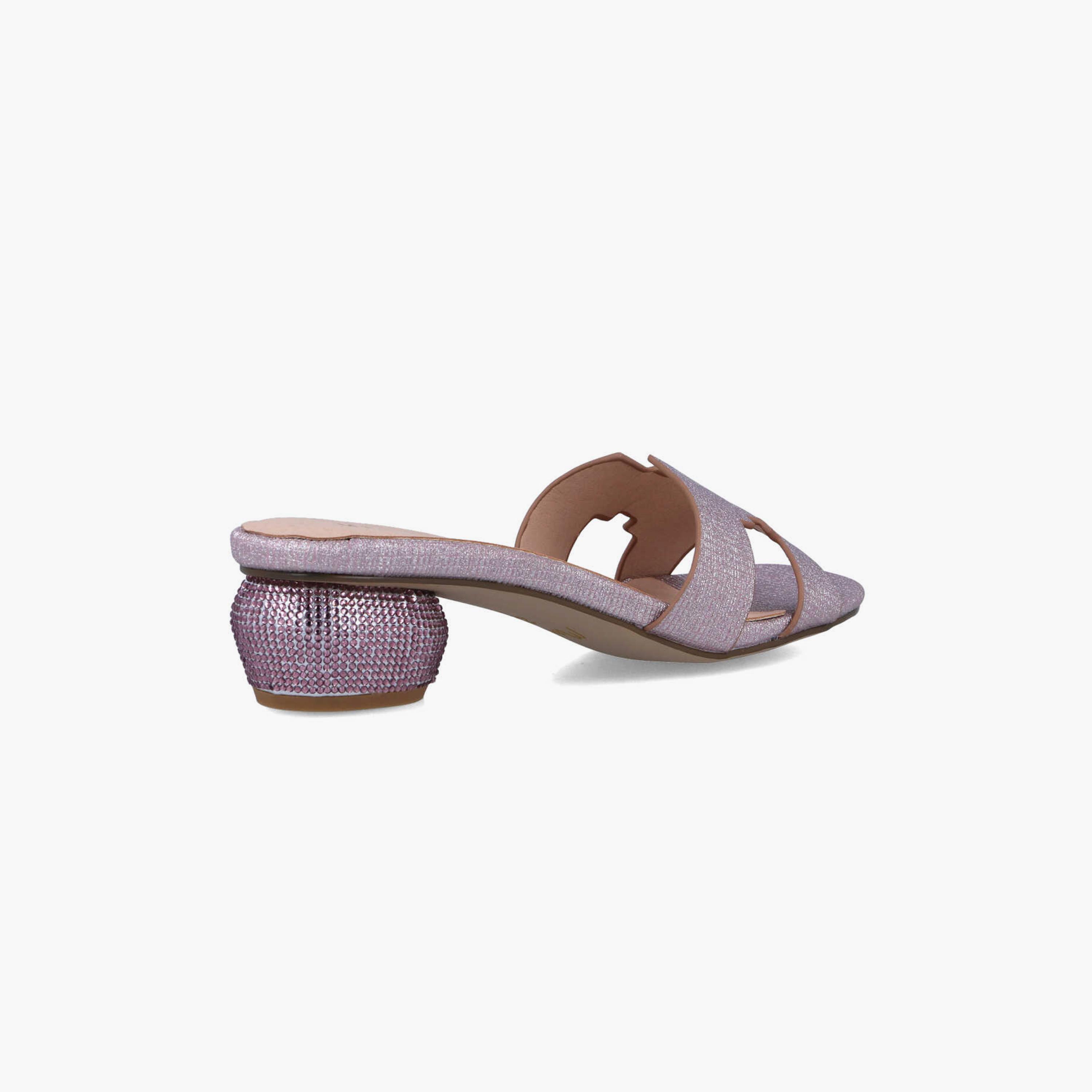 Menbur Women's Glitter Slide Sandals with Rhinestone Accent | 23031-women-shoes-sandals-flats-image-3