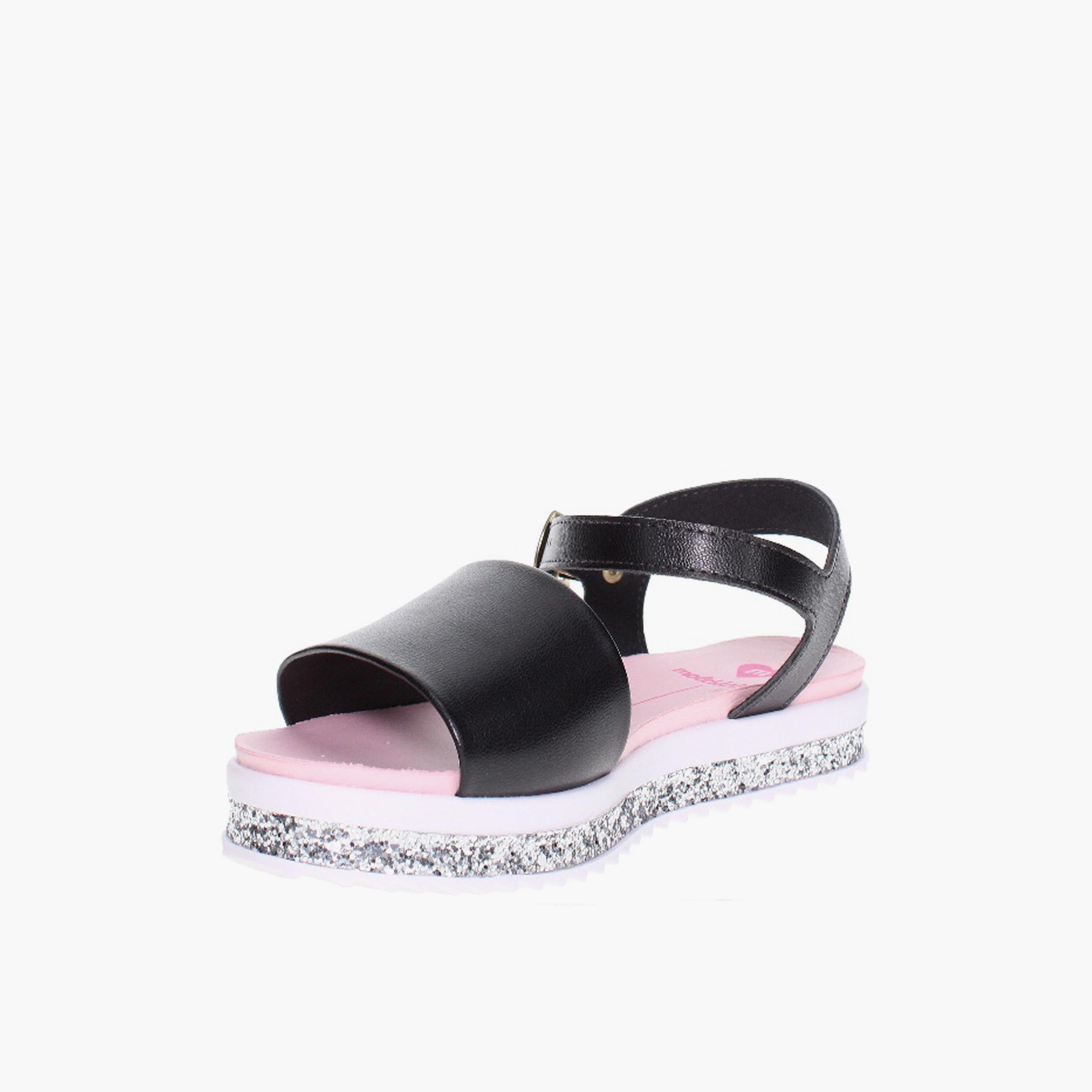 جيومني - صندل أليا مسطح بإبزيم للبنات | 2305-1512-10658-17131-girls-shoes-sandals-image-4