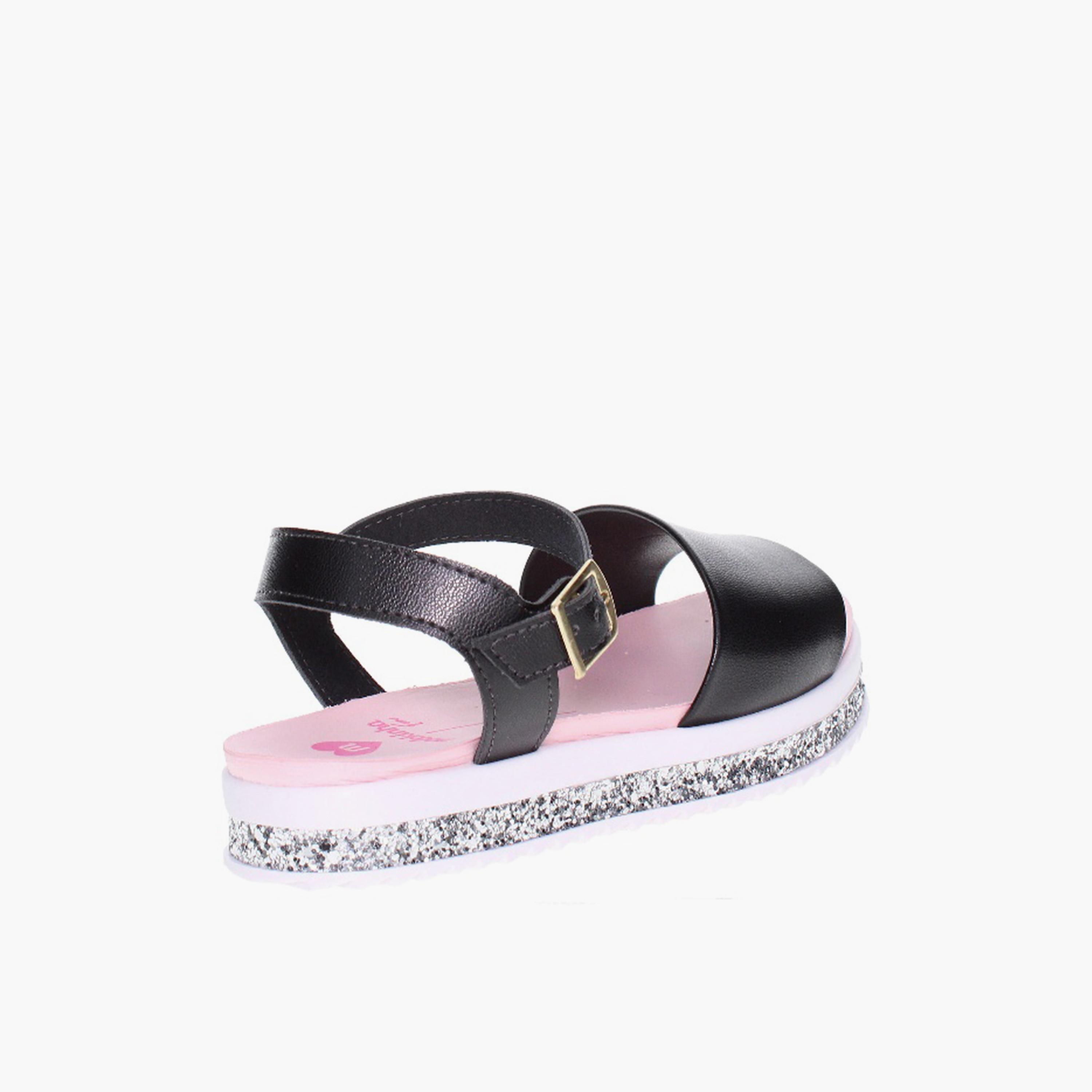 جيومني - صندل أليا مسطح بإبزيم للبنات | 2305-1512-10658-17131-girls-shoes-sandals-image-5