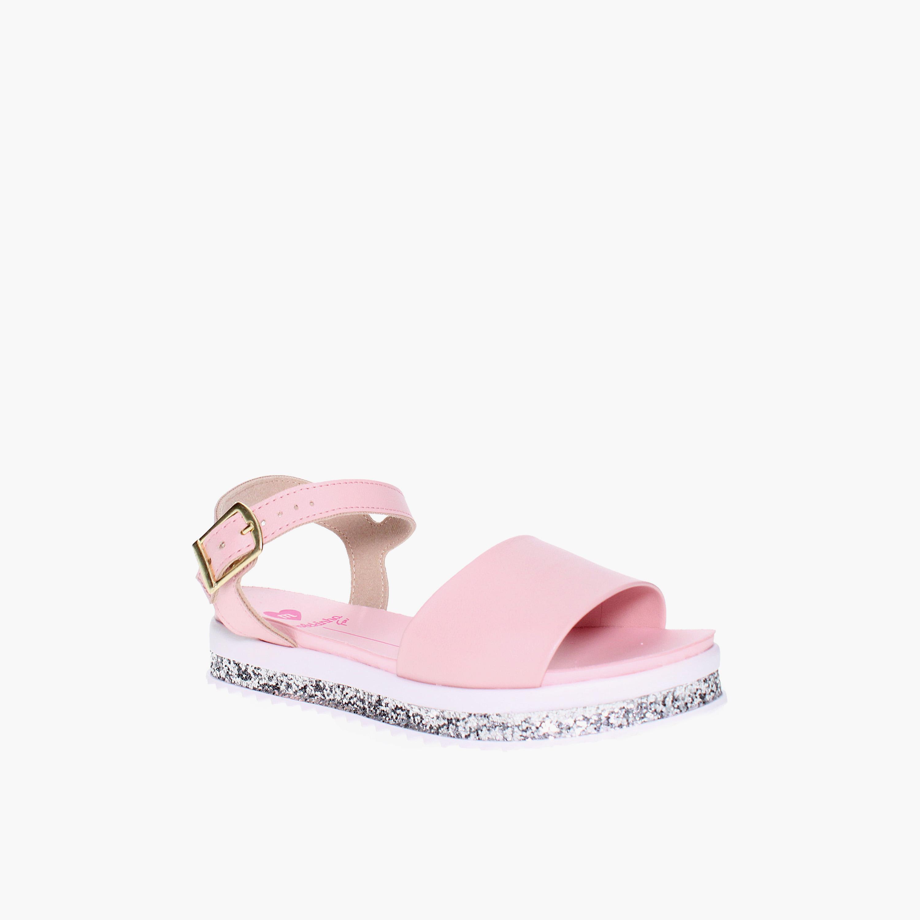 جيومني - صندل جويل0125 مسطح بإبزيم للبنات | 2305-1512-10658-78984A-girls-shoes-sandals-image-1