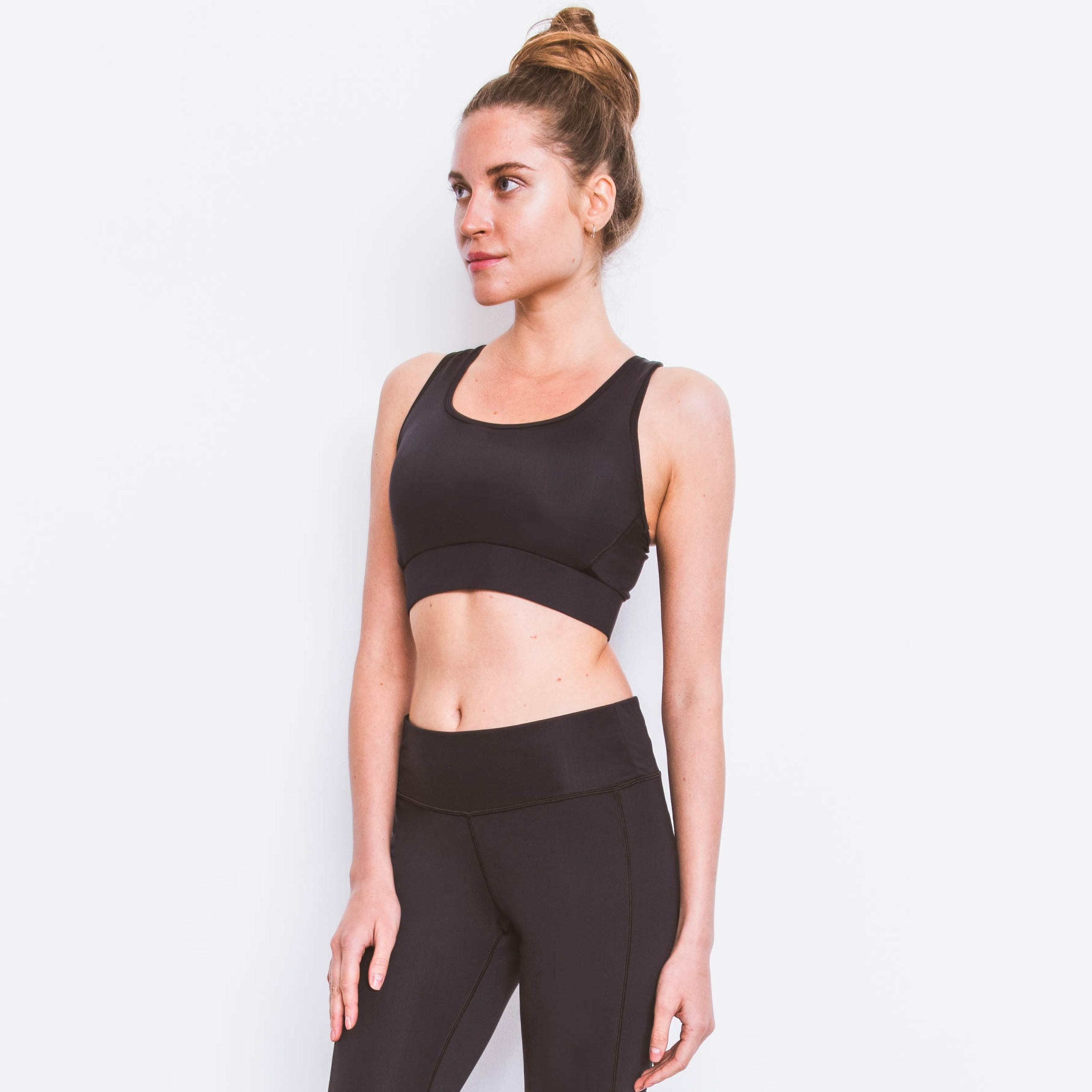 COEGA Sunwear Women's Crop Top, Black-sports-women-clothing-swimwear-image-2