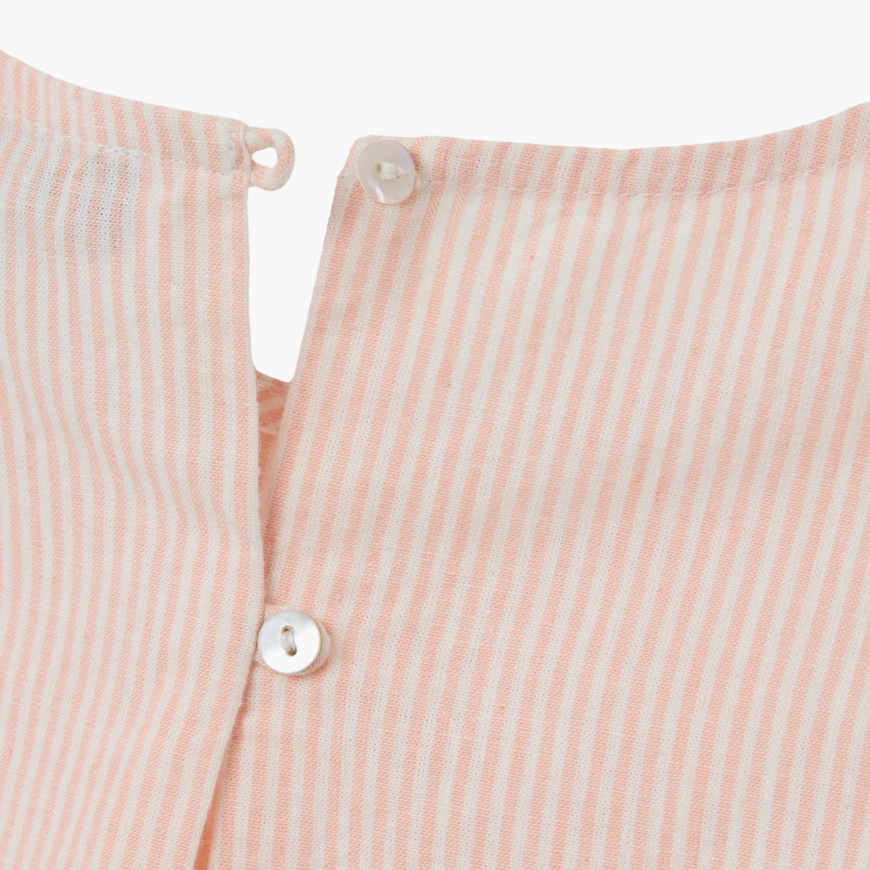 OVS Solid Cotton Striped Sleeveless Top-girls-clothing-blousesandshirts-image-3