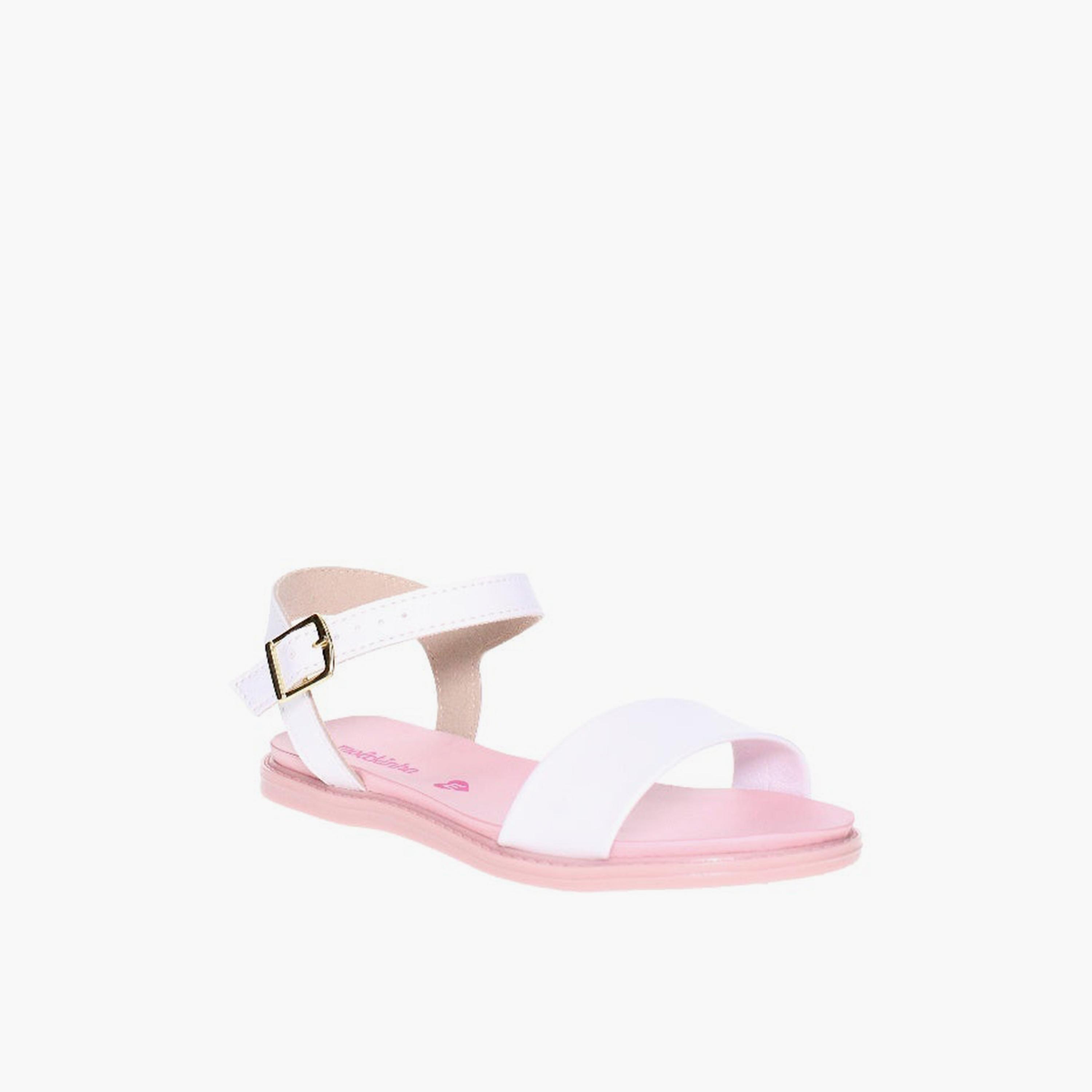 جيومني - صندل هولاند مسطح بإبزيم للبنات | 2312-217-9569-16072-girls-shoes-sandals-image-1