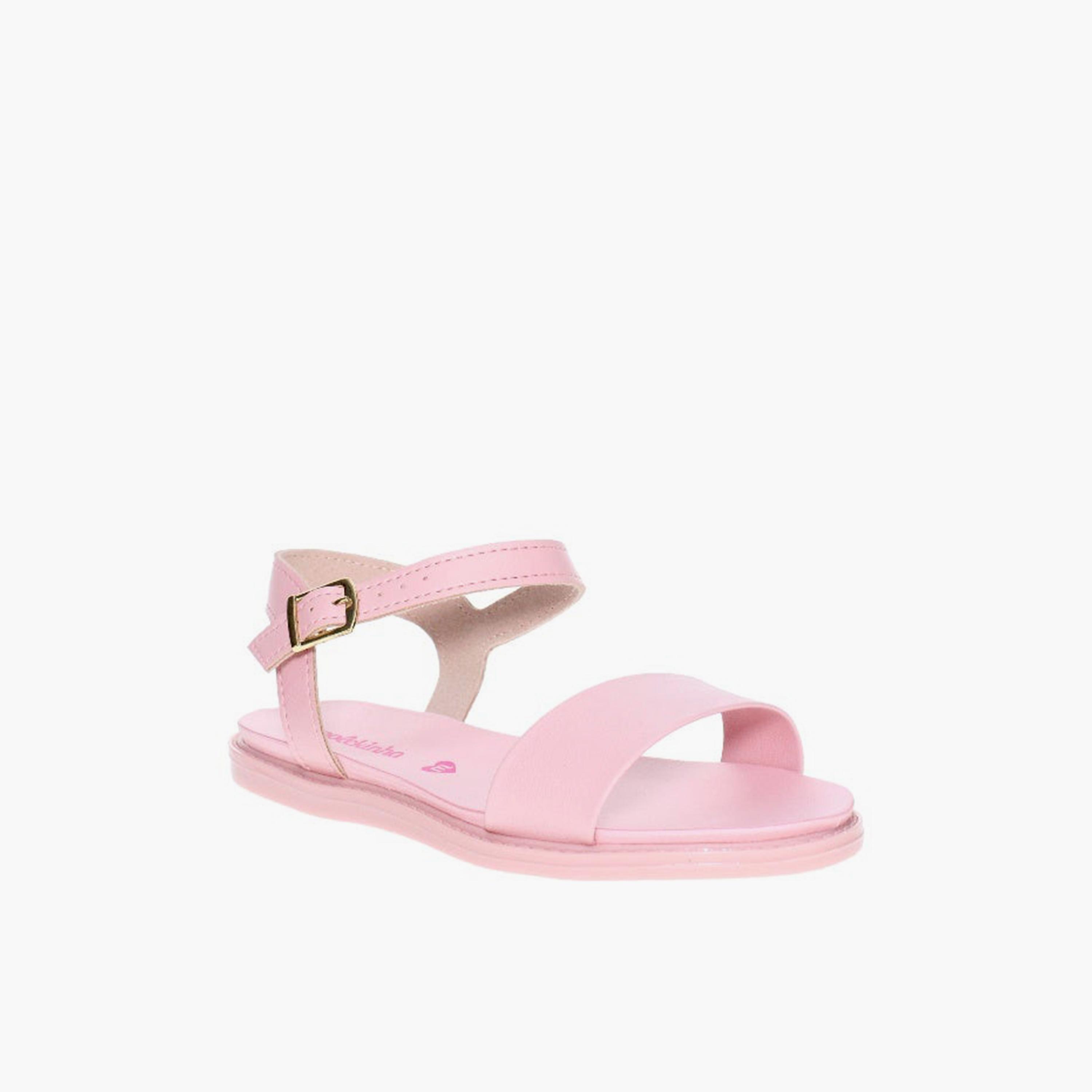 جيومني - صندل ليلى المسطح بإبزيم للبنات | 2312-217-9569-78276-girls-shoes-sandals-image-1