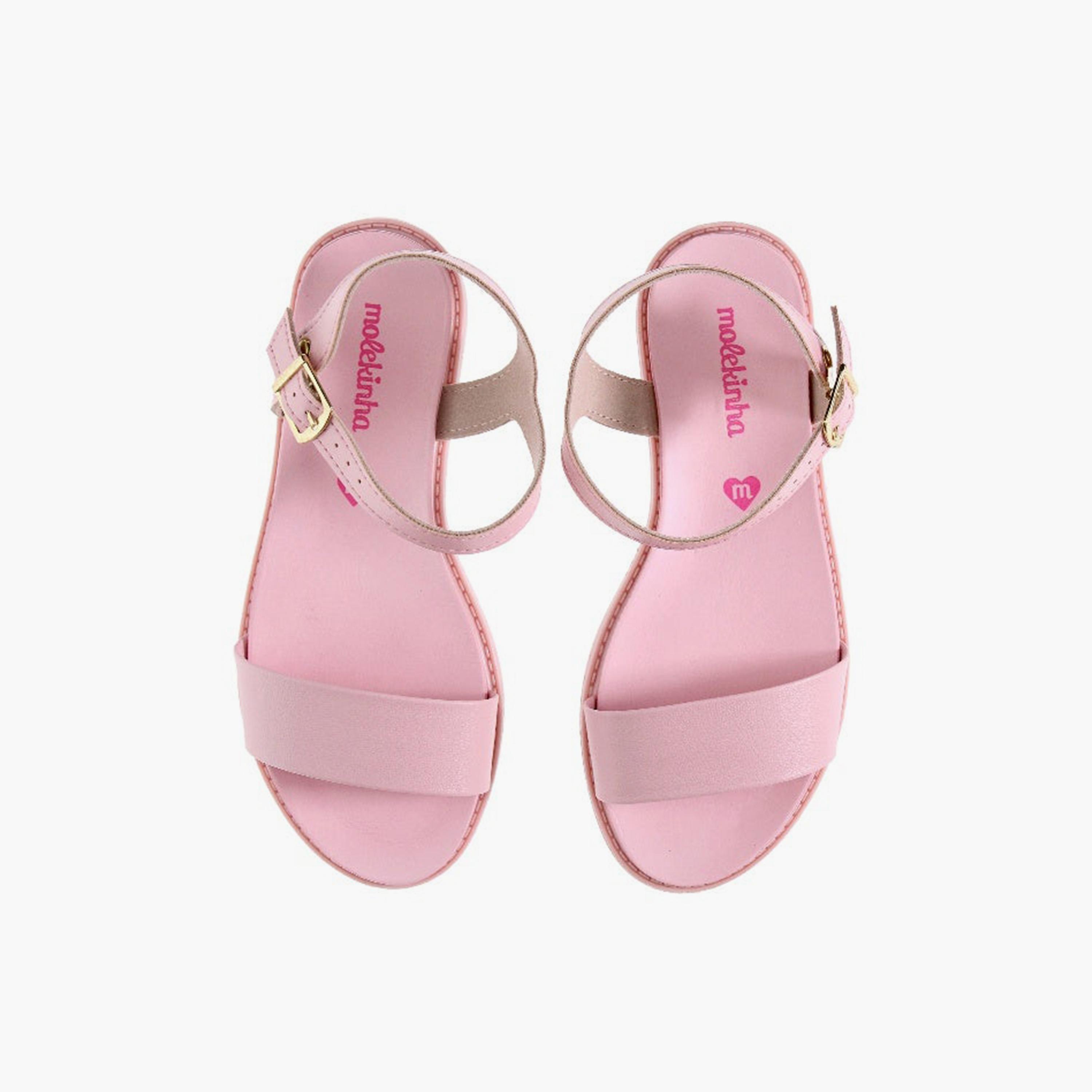 جيومني - صندل ليلى المسطح بإبزيم للبنات | 2312-217-9569-78276-girls-shoes-sandals-image-3