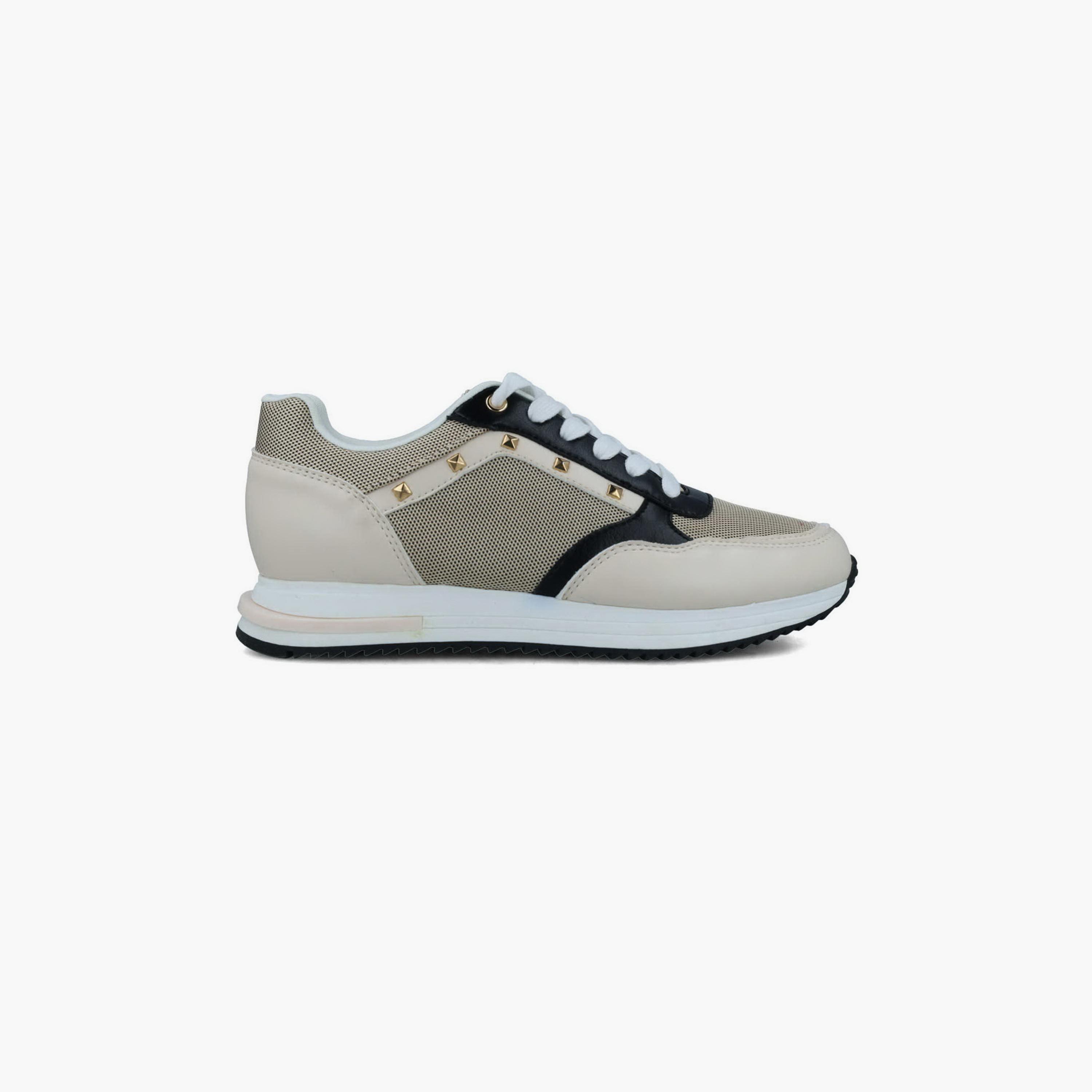 Menbur Women's Low Ankle Sneakers with Studded Accent | 23139-women-shoes-sneakers-image-2