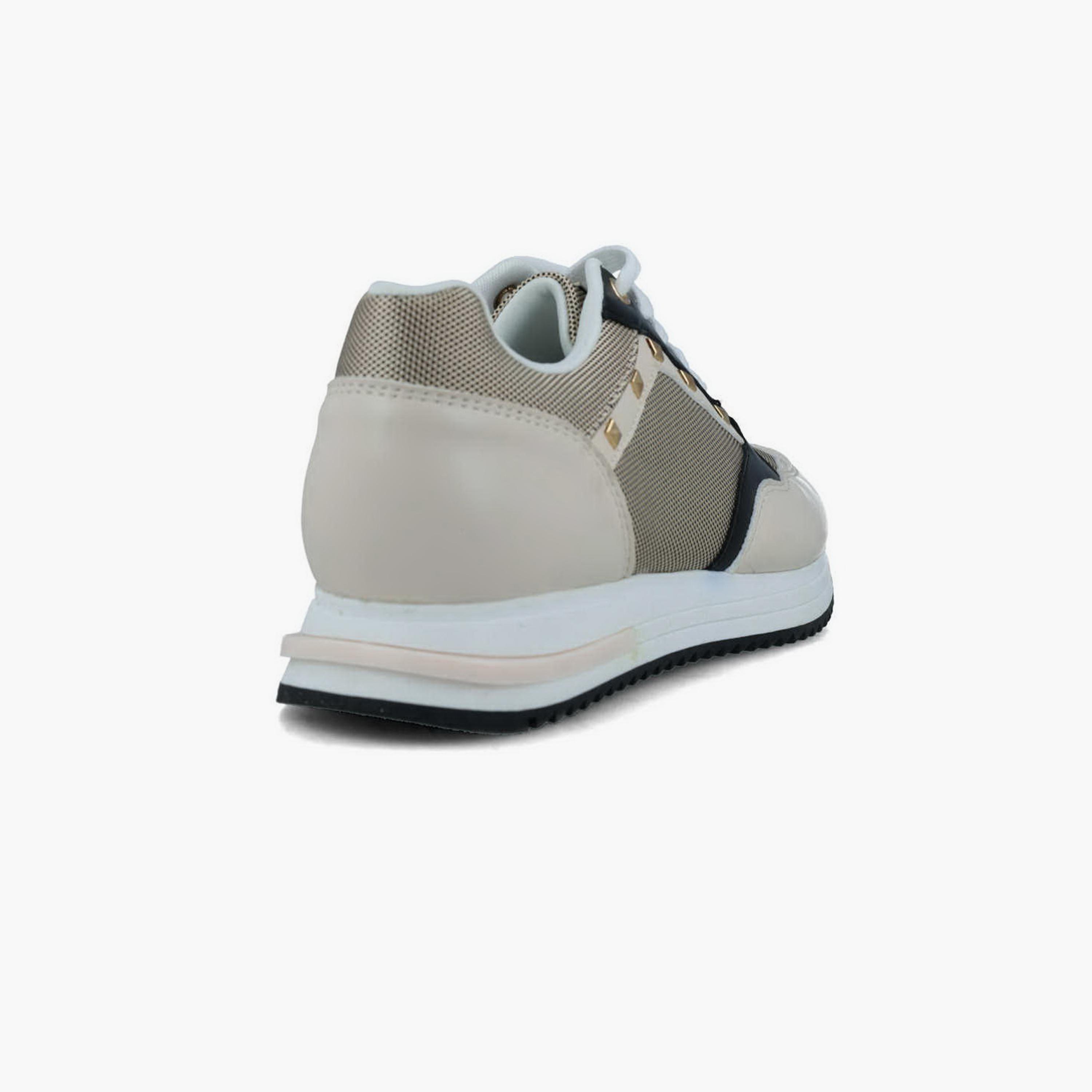 Menbur Women's Low Ankle Sneakers with Studded Accent | 23139-women-shoes-sneakers-image-3