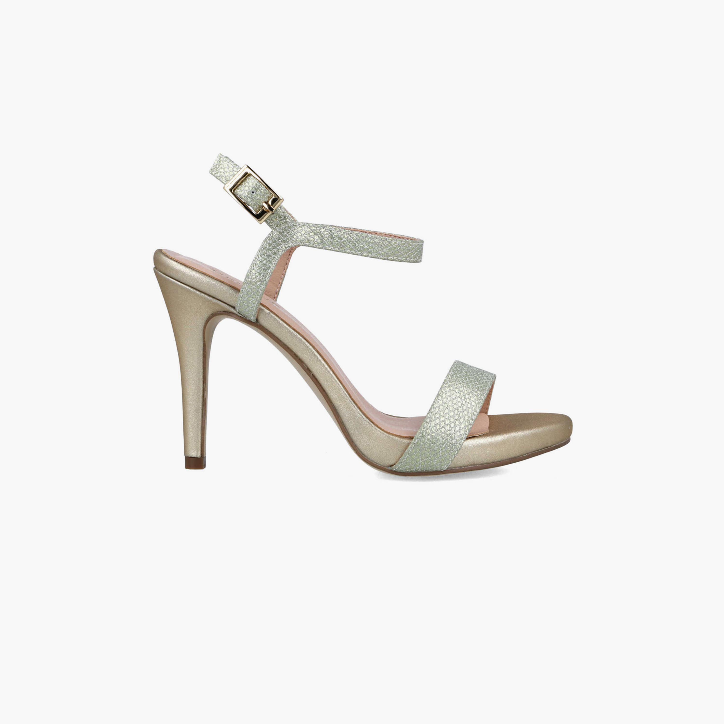 Menbur Women's Metallic Strap Sandals | 23202-women-shoes-sandals-flats-image-1
