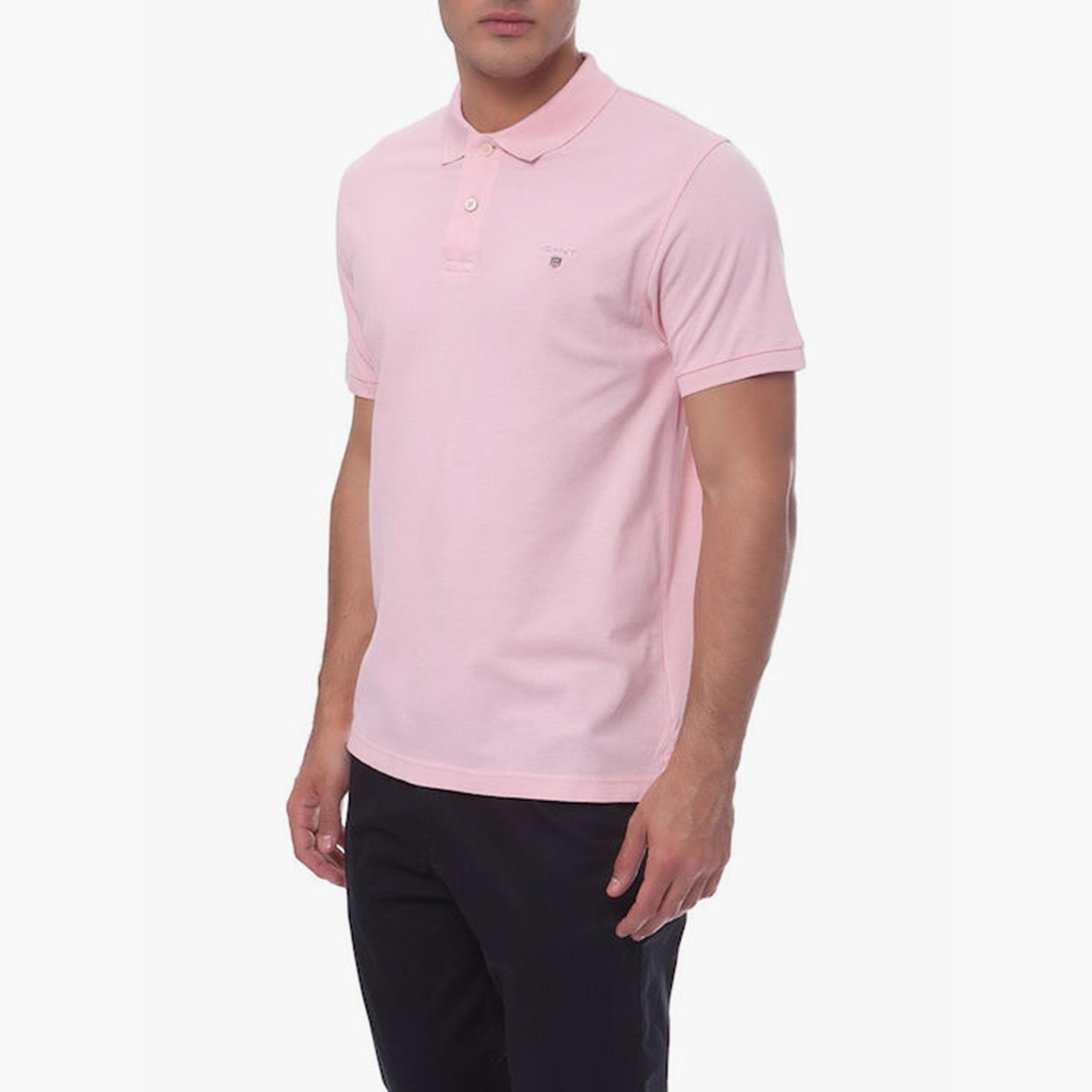 تي-شيرت بولو من جانت لوجو بأكمام قصيرة وياقة-men-clothing-tshirtsandpolos-polos-image-3