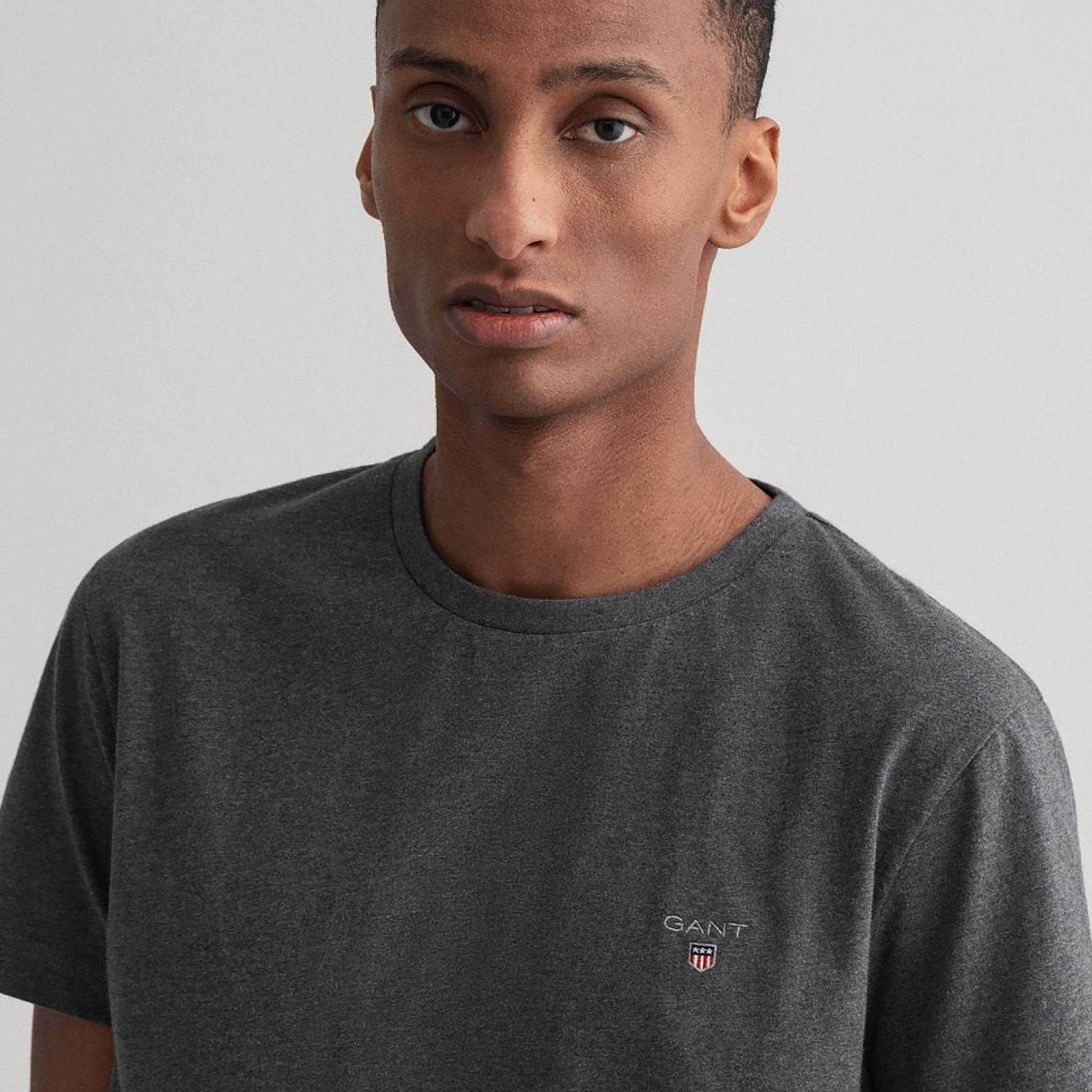 Gant Logo Detail Crew Neck Short Sleeves T-Shirt-men-clothing-tshirtsandpolos-tshirts-image-2