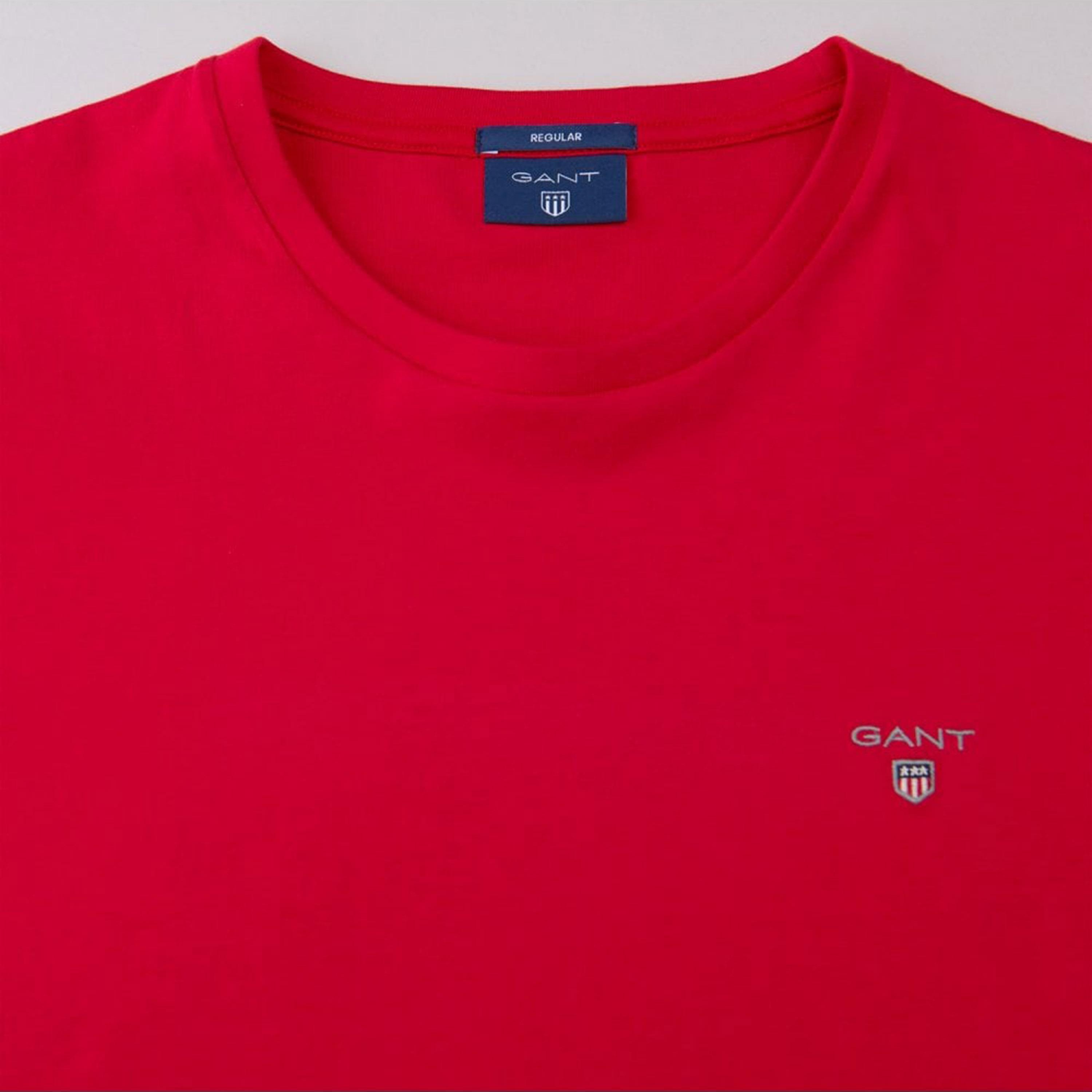 تي-شيرت جانت لوجو بأكمام قصيرة وياقة دائرية-men-clothing-tshirtsandpolos-tshirts-image-2
