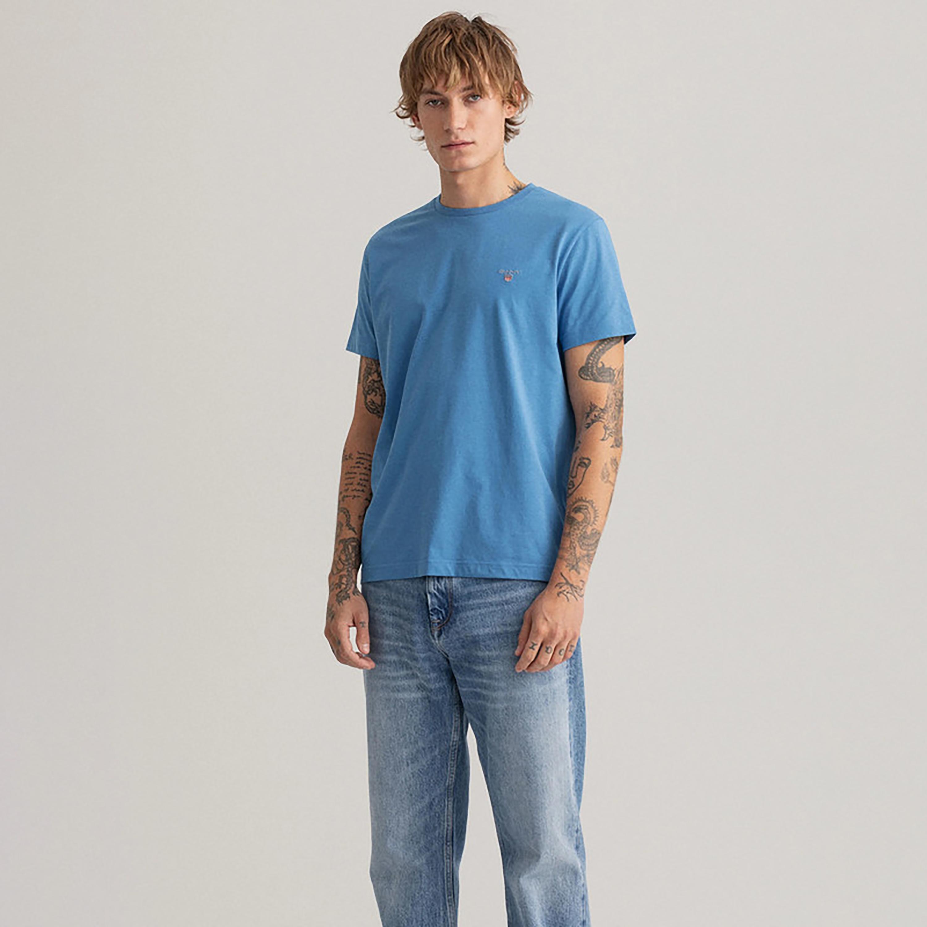 Gant Logo Detail Crew Neck Short Sleeves T-Shirt-men-clothing-tshirtsandpolos-tshirts-image-2