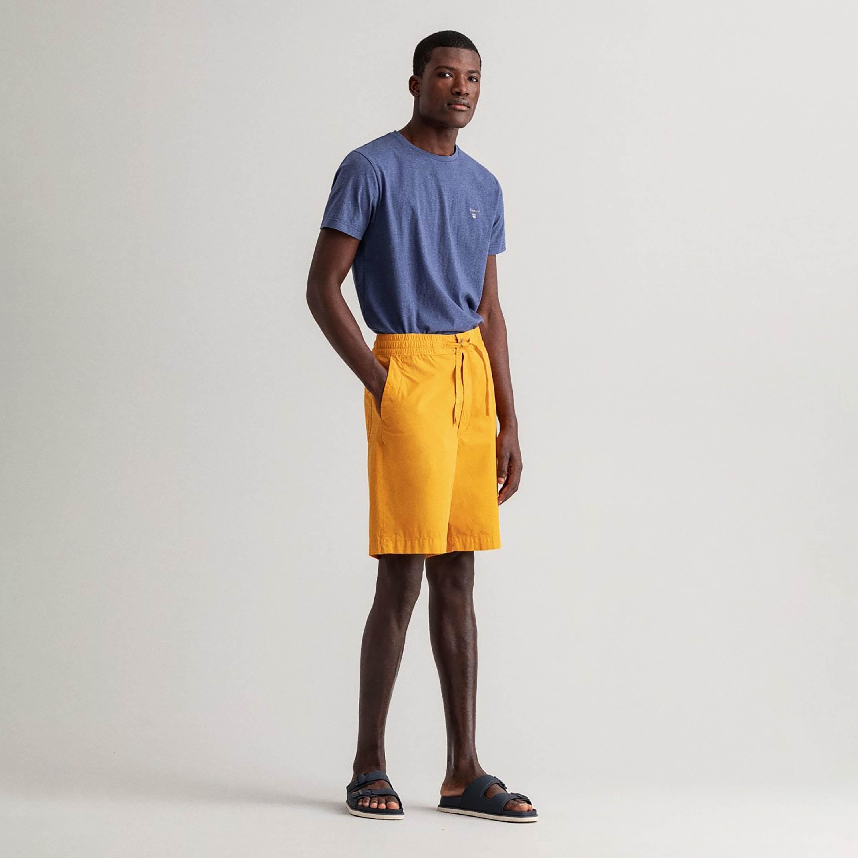 Gant Plain Round Neck Short Sleeves Men's T-Shirt-men-clothing-tshirtsandpolos-tshirts-image-12