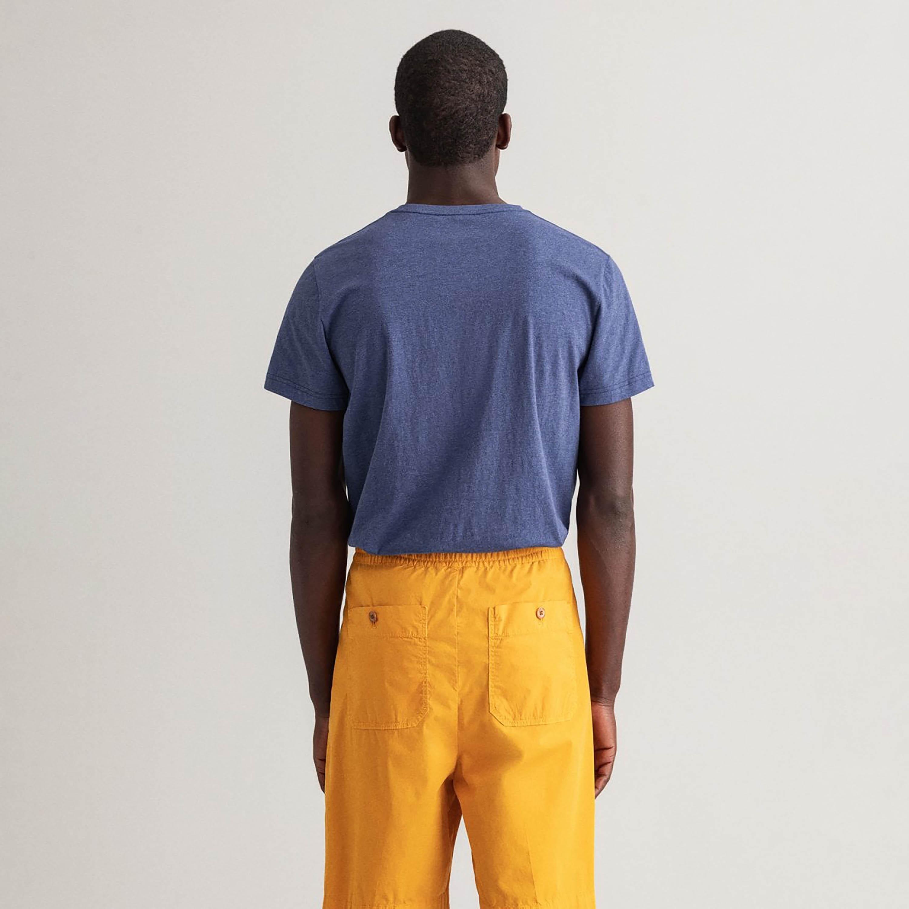 Gant Plain Round Neck Short Sleeves Men's T-Shirt-men-clothing-tshirtsandpolos-tshirts-image-14