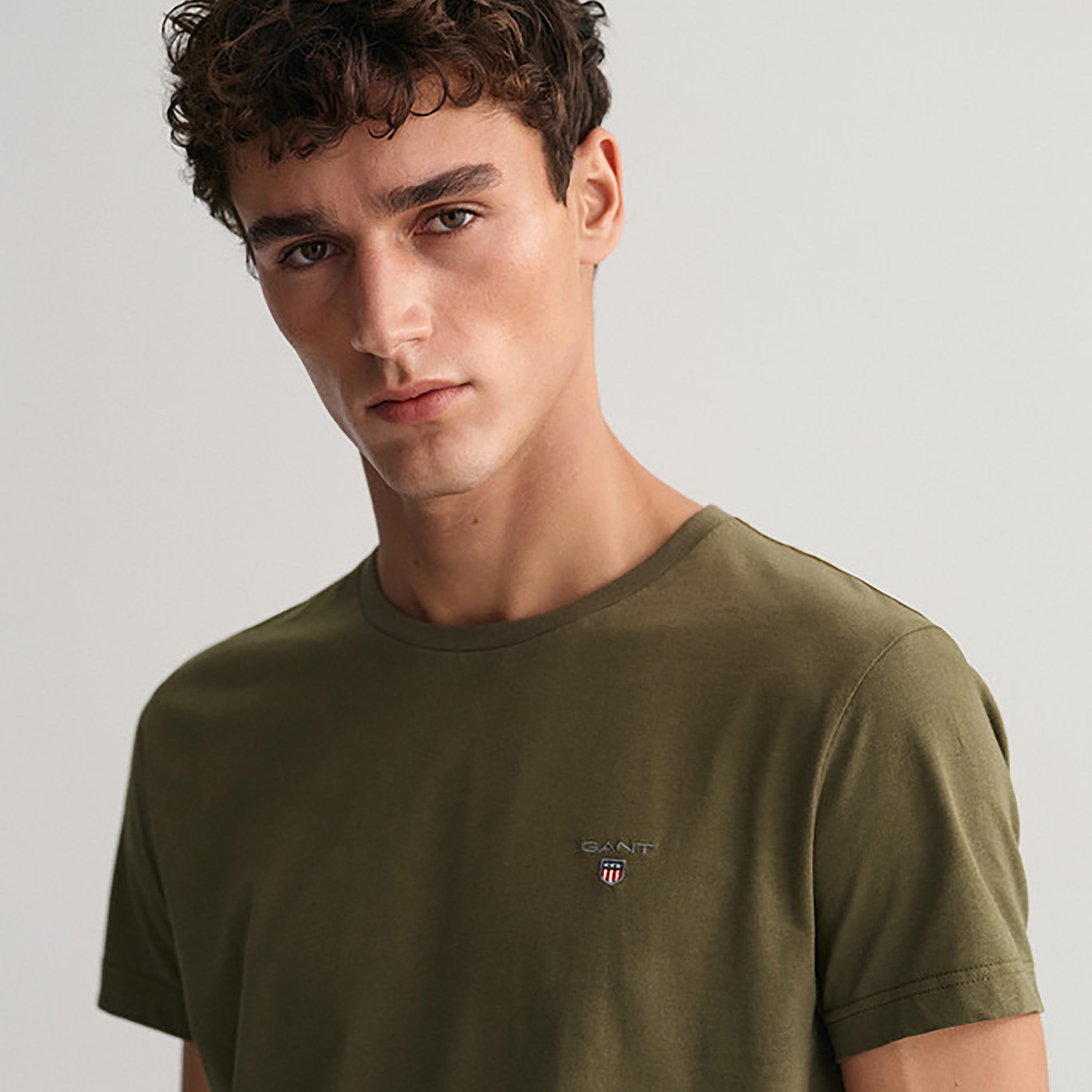 Gant Logo Detail Crew Neck Short Sleeves T-Shirt-men-clothing-tshirtsandpolos-tshirts-image-3