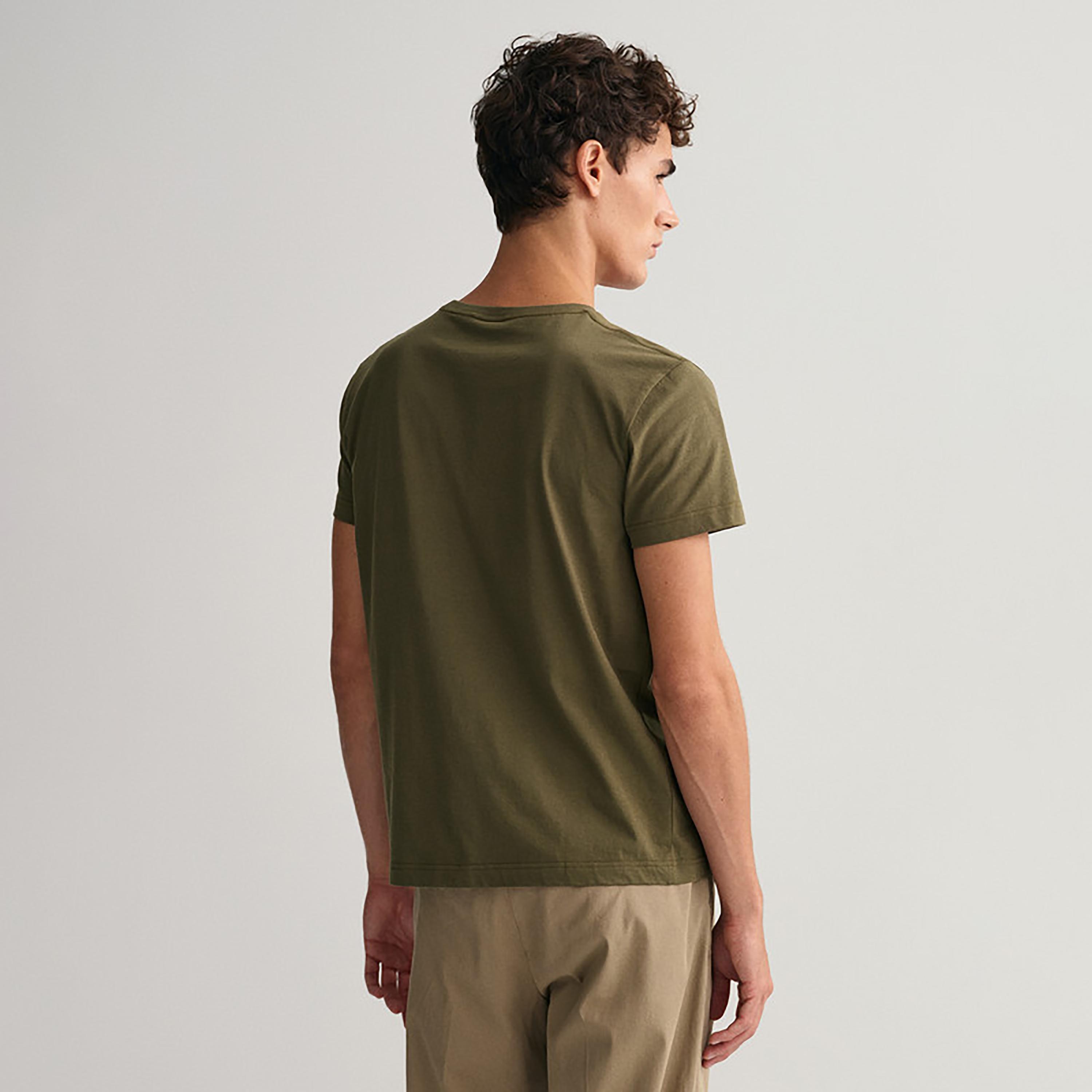 Gant Logo Detail Crew Neck Short Sleeves T-Shirt-men-clothing-tshirtsandpolos-tshirts-image-4