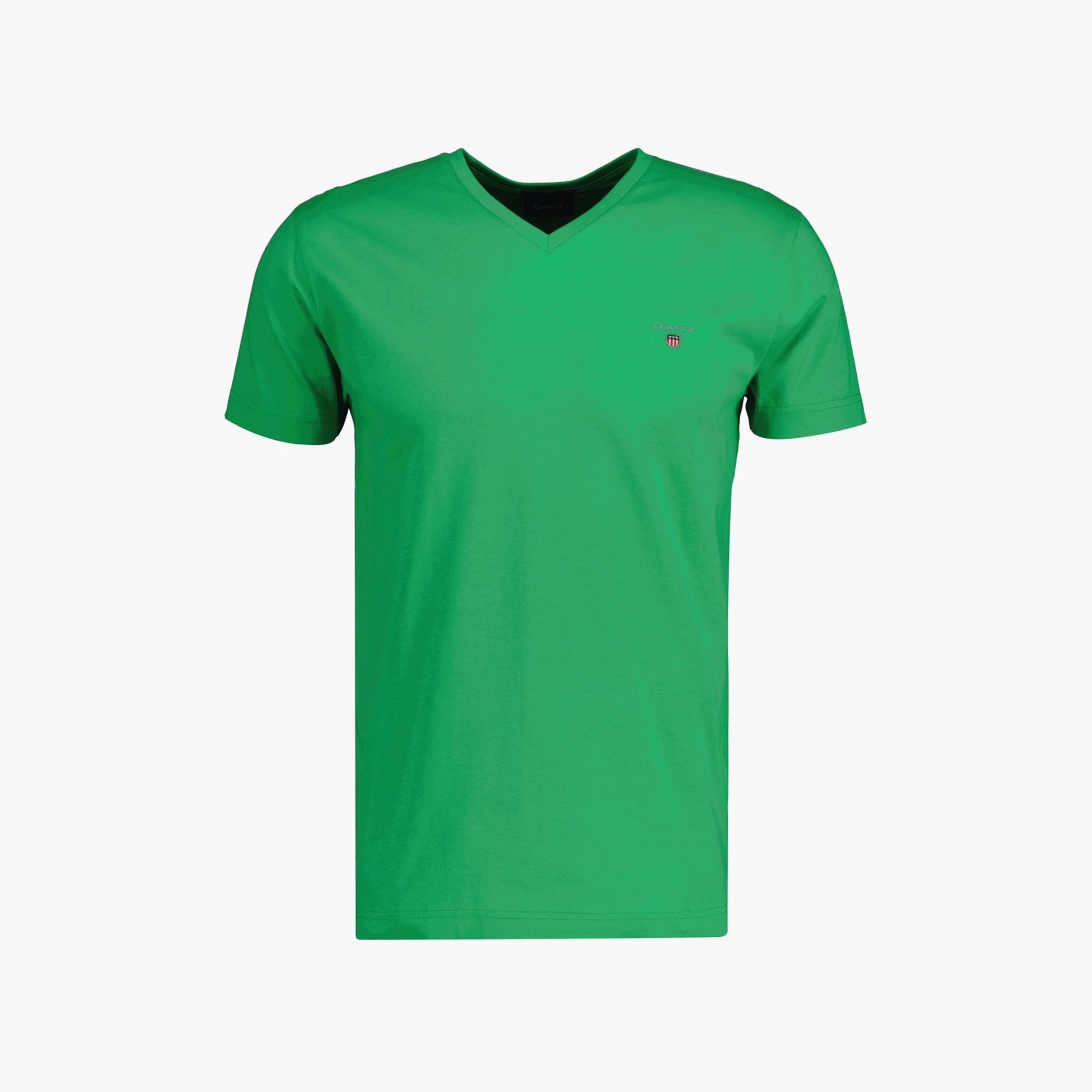 تي-شيرت جانت سادة بياقة دائرية وأكمام قصيرة-men-clothing-tshirtsandpolos-tshirts-image-1