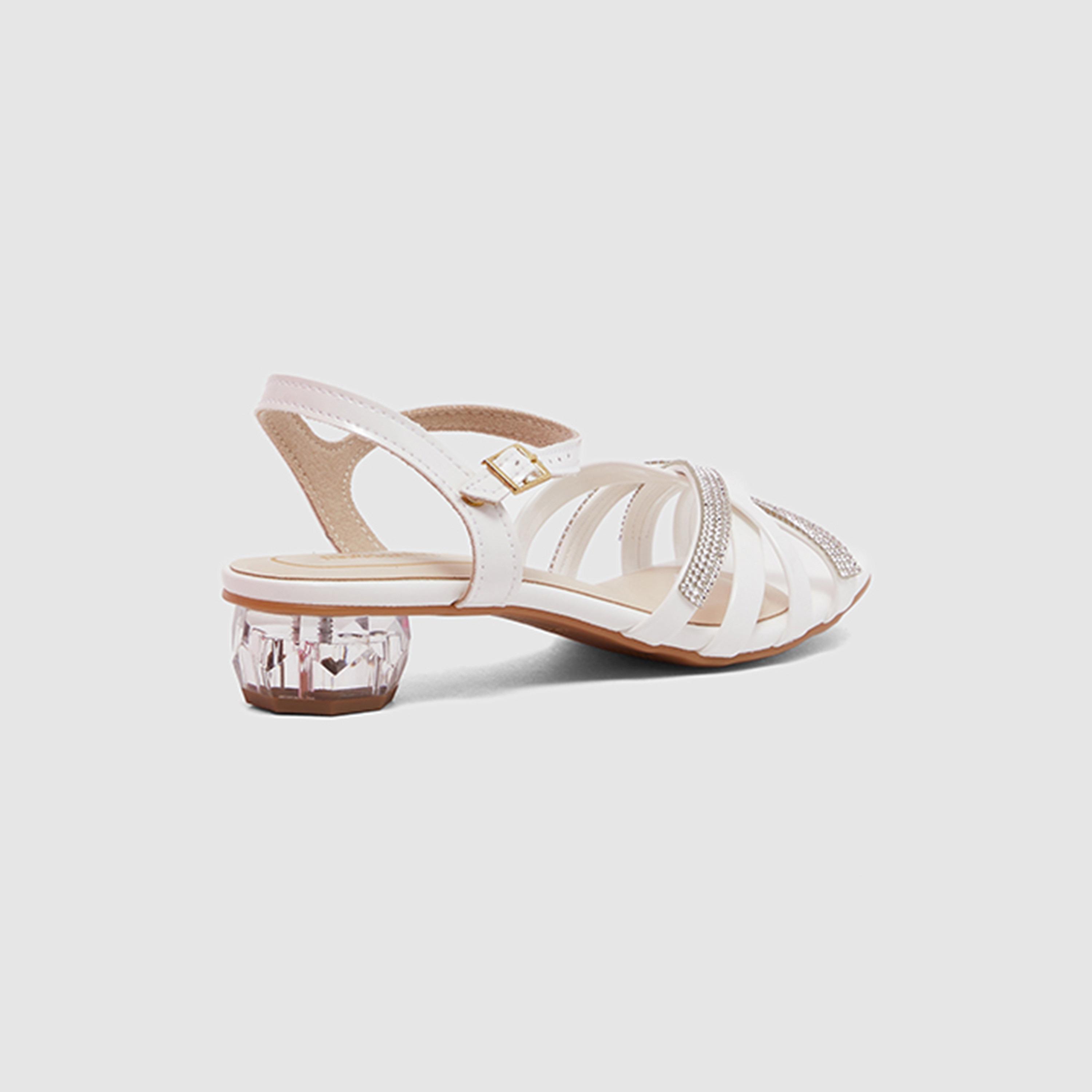 Molekinha by Geoomnii Kids Embellished Sandals with Ankle Strap | 2343-102-13488       -girls-shoes-sandals-image-2