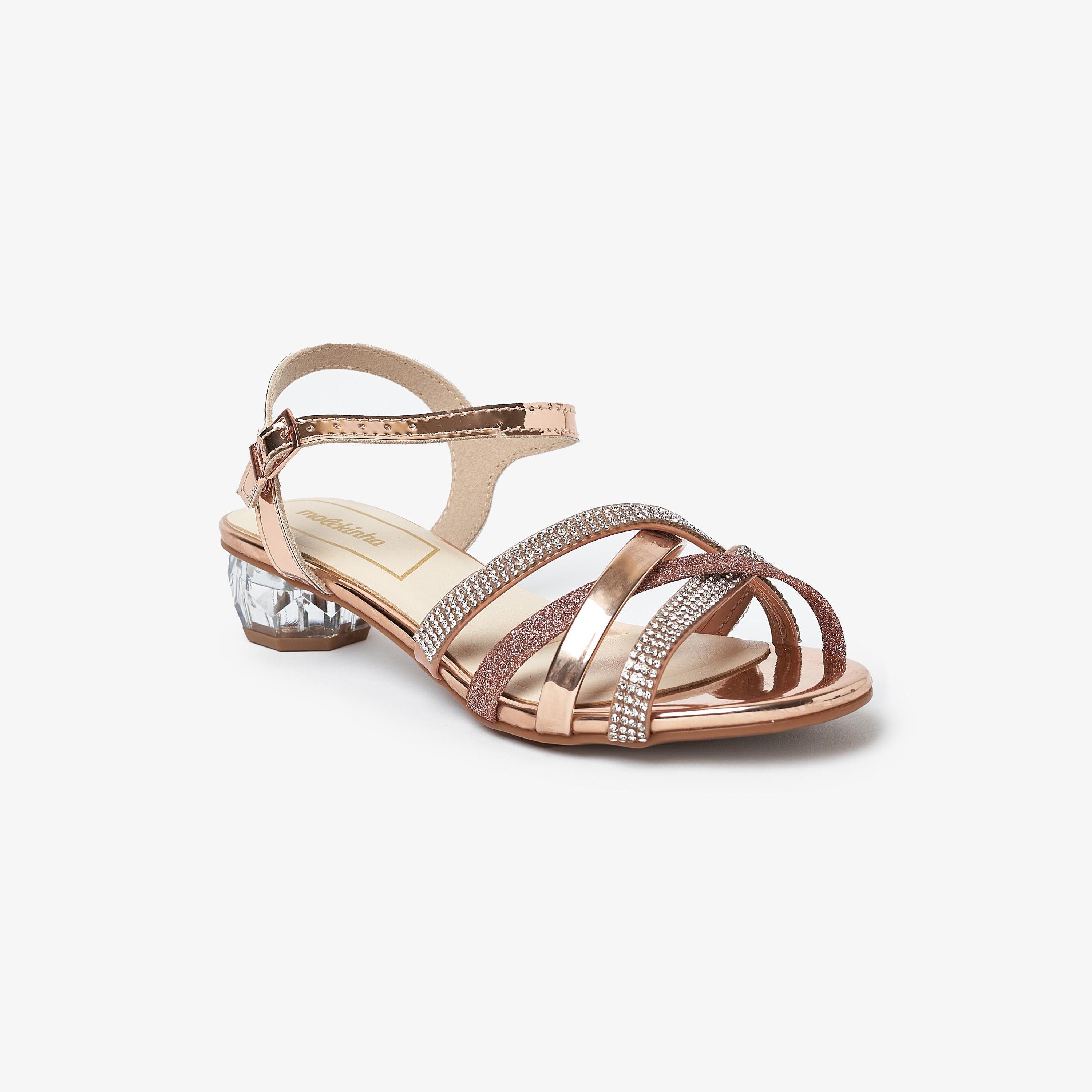 صندل بكعب عريض مع حزام خلفي من موليكينها للأطفال | 2343-102-23735-girls-shoes-sandals-image-1