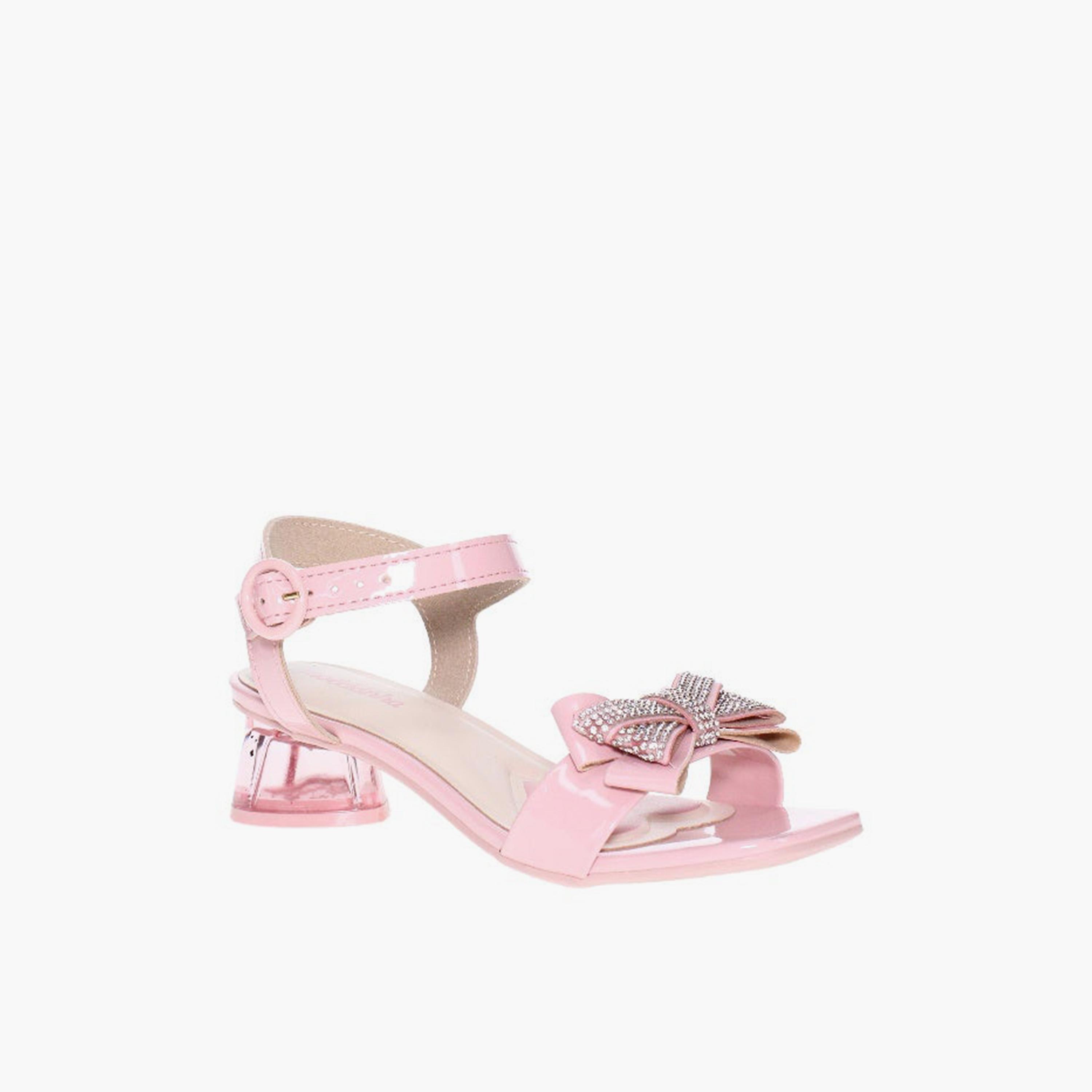 Geoomnii Girls Buckle Meredith Heel Sandals | 2346-207-13488-78276-girls-shoes-sandals-image-1