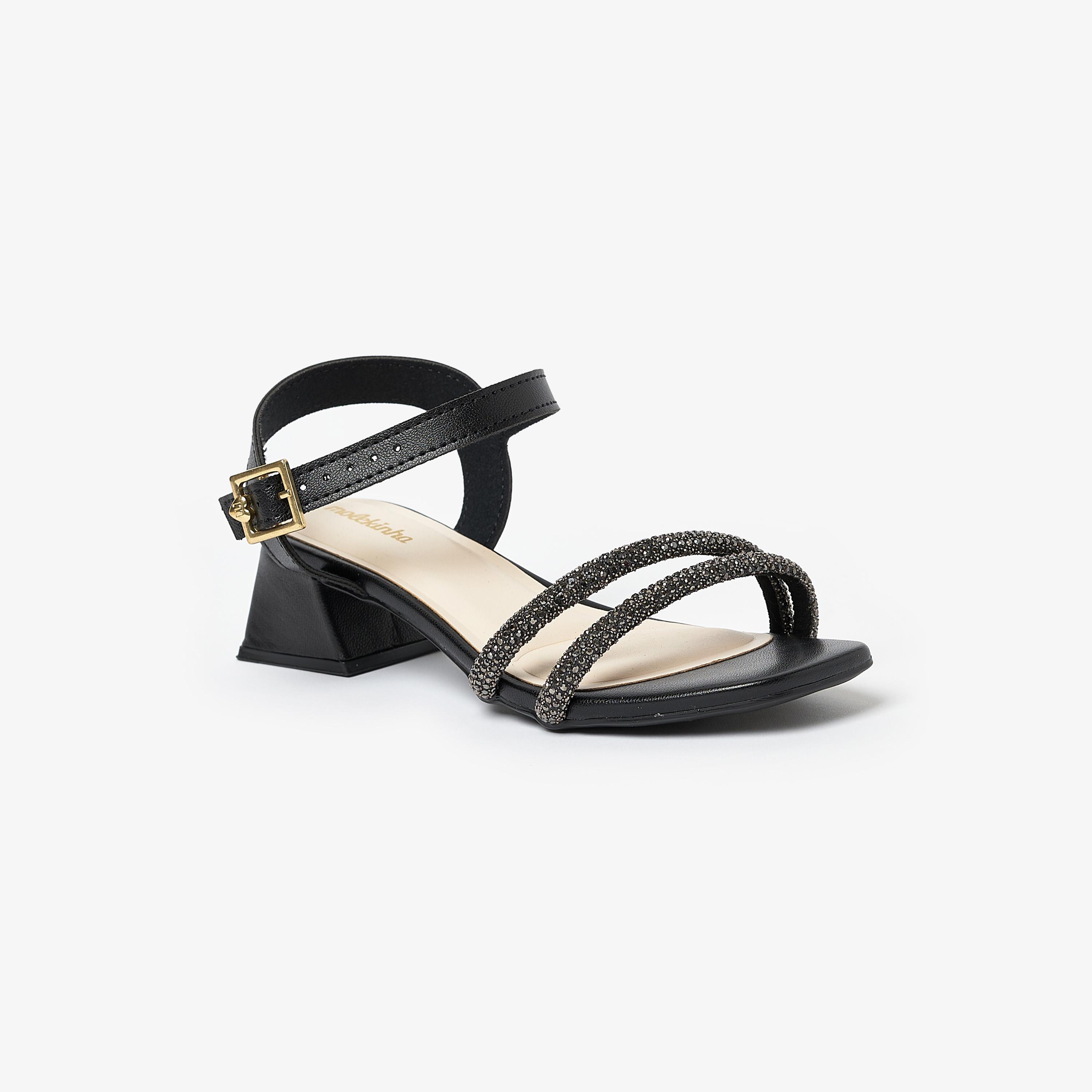 Molekinha by Geoomnii Kids Block Heel Sandals with Slingback | 2347-107-16272       -girls-shoes-sandals-image-1