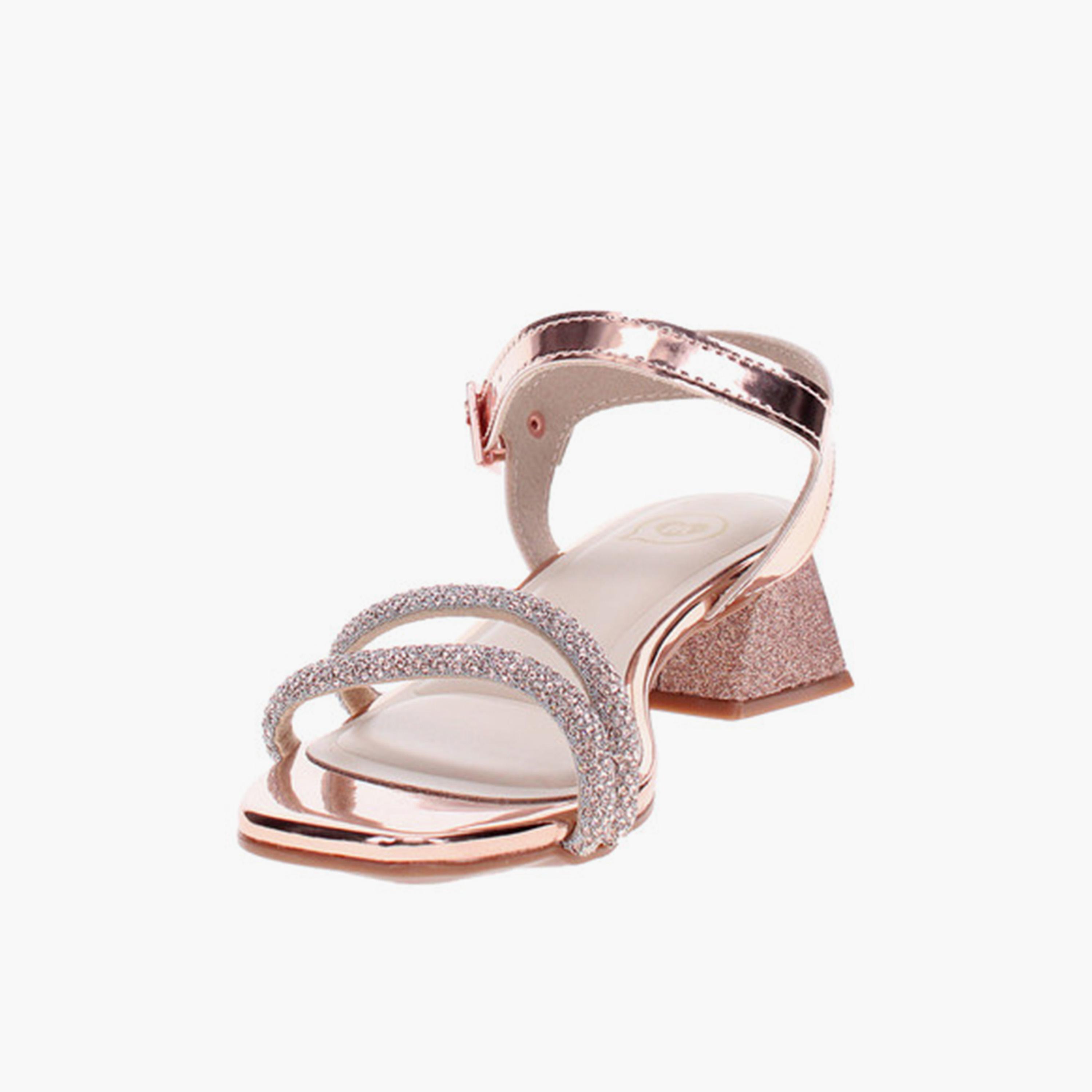 جيومني - صندل شالوم0125 بكعب عالٍ بإبزيم للبنات | 2347-107-17981-92751-girls-shoes-sandals-image-4