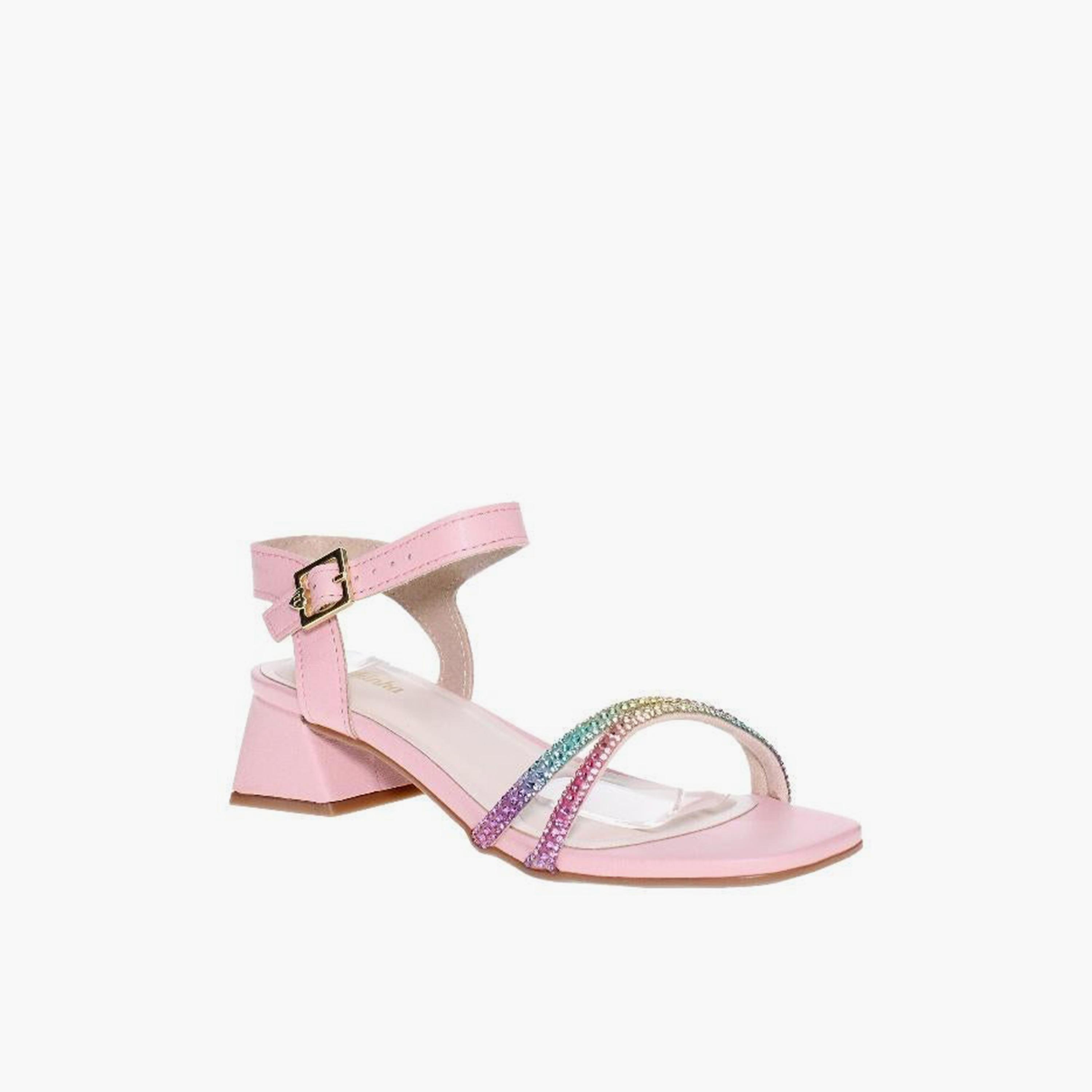جيومني - صندل كاتي بكعب عالٍ وإبزيم للبنات | 2347-107-26319-92668-girls-shoes-sandals-image-1