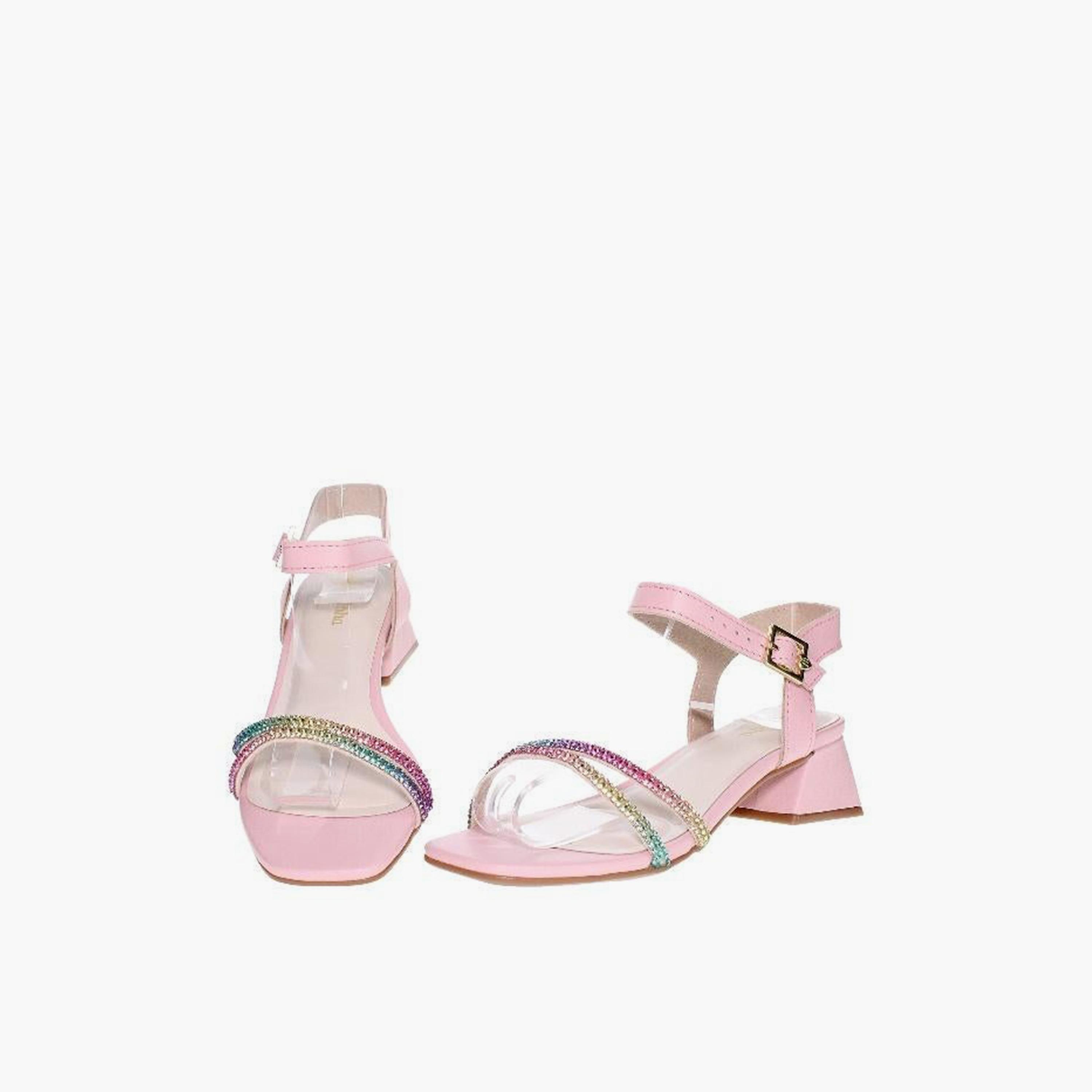 جيومني - صندل كاتي بكعب عالٍ وإبزيم للبنات | 2347-107-26319-92668-girls-shoes-sandals-image-2