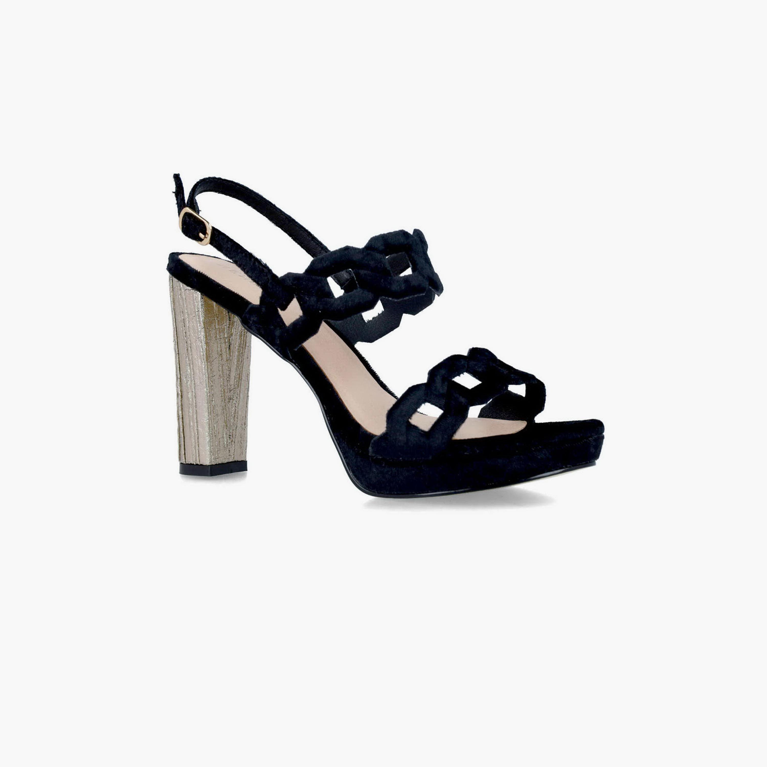 مينبور- صندل نسائي بحزام | 23479-women-shoes-heels-image-1