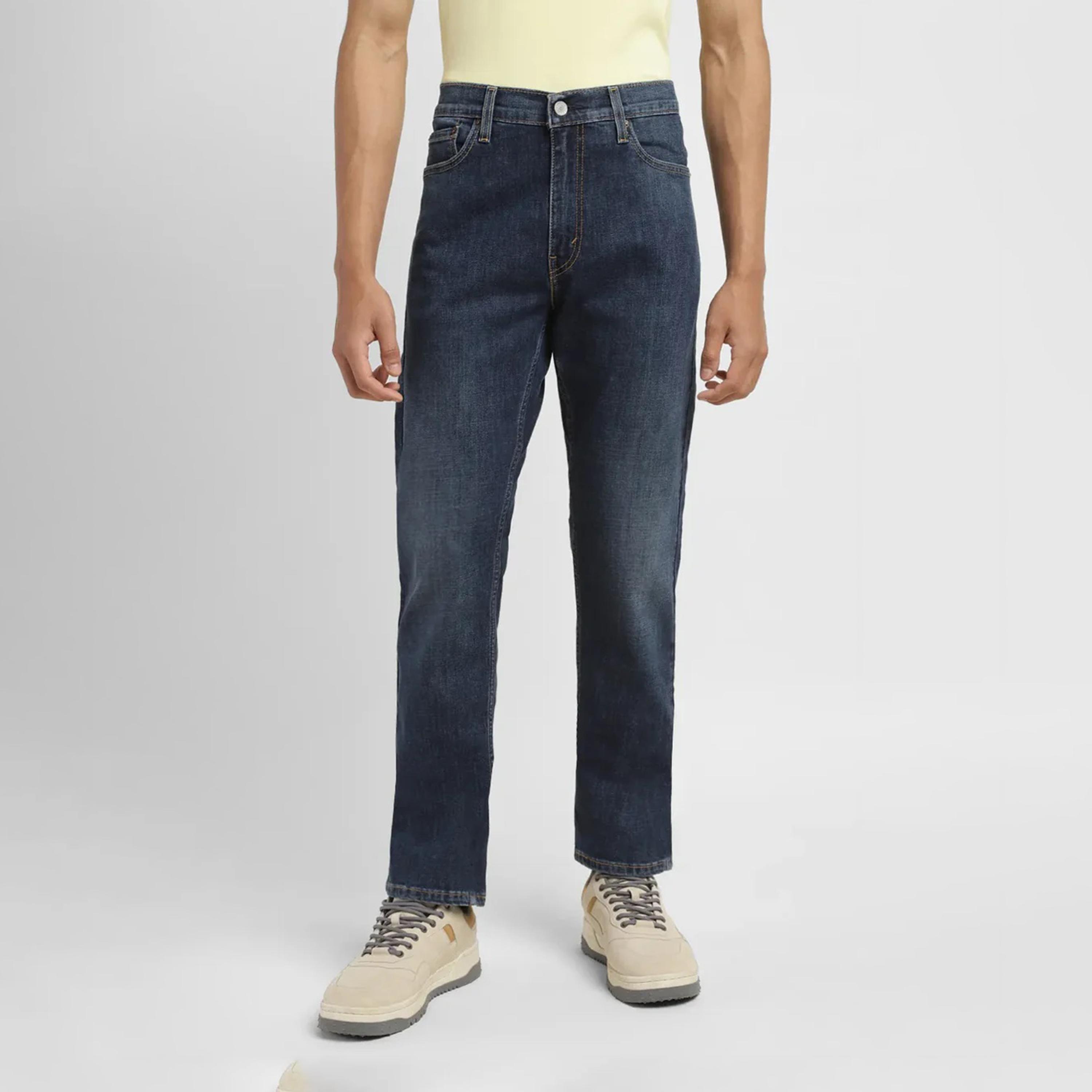 ليفايز- بنطال جينز 513 للرجال مستقيم خصر متوسط الارتفاع لون ازرق-men-clothing-bottoms-jeans-image-1