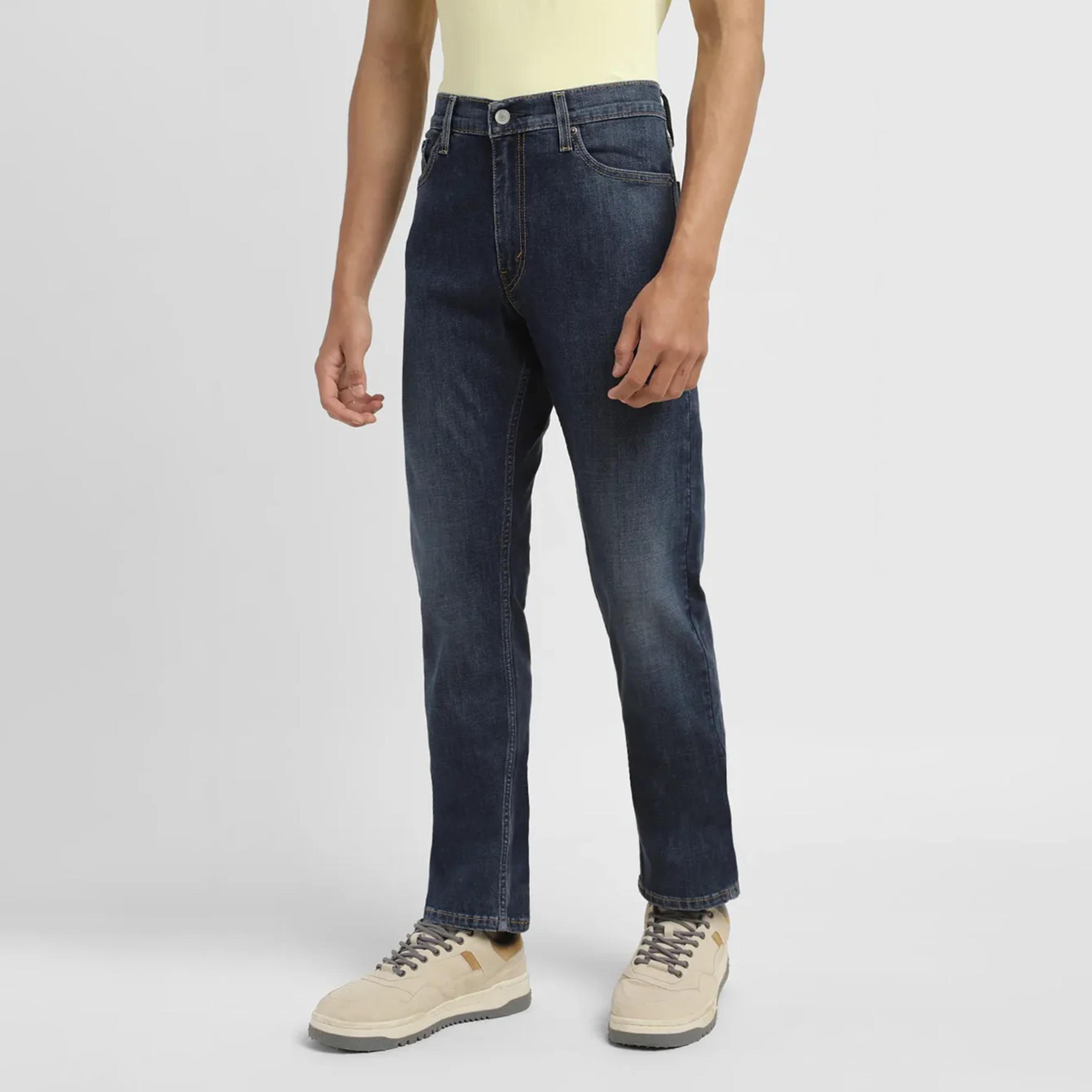 ليفايز- بنطال جينز 513 للرجال مستقيم خصر متوسط الارتفاع لون ازرق-men-clothing-bottoms-jeans-image-2