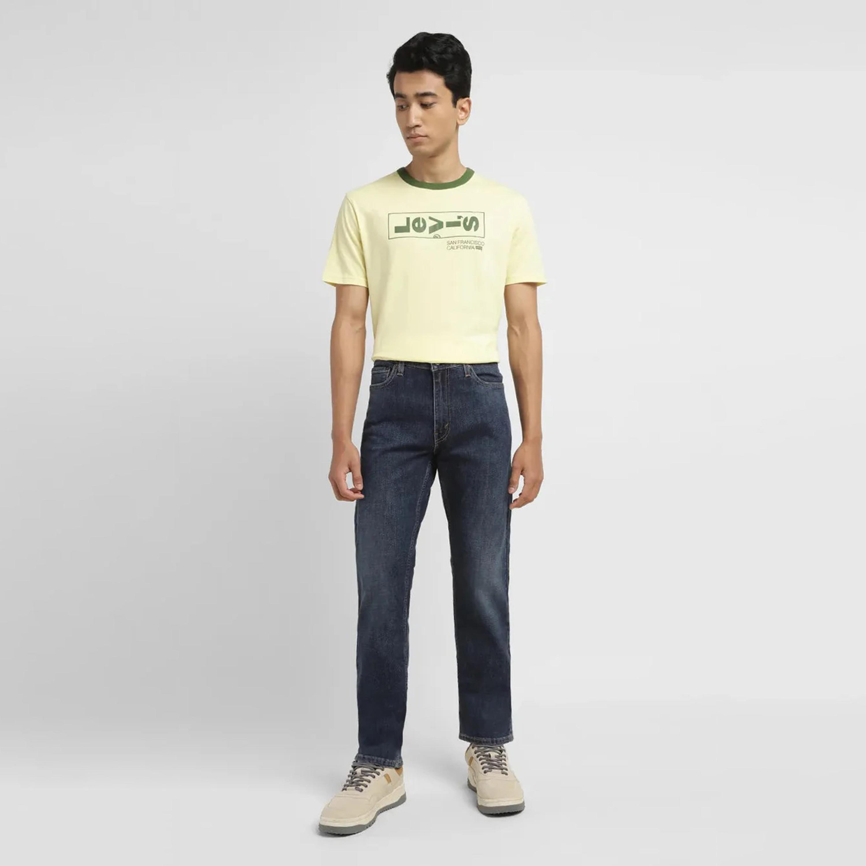 ليفايز- بنطال جينز 513 للرجال مستقيم خصر متوسط الارتفاع لون ازرق-men-clothing-bottoms-jeans-image-4