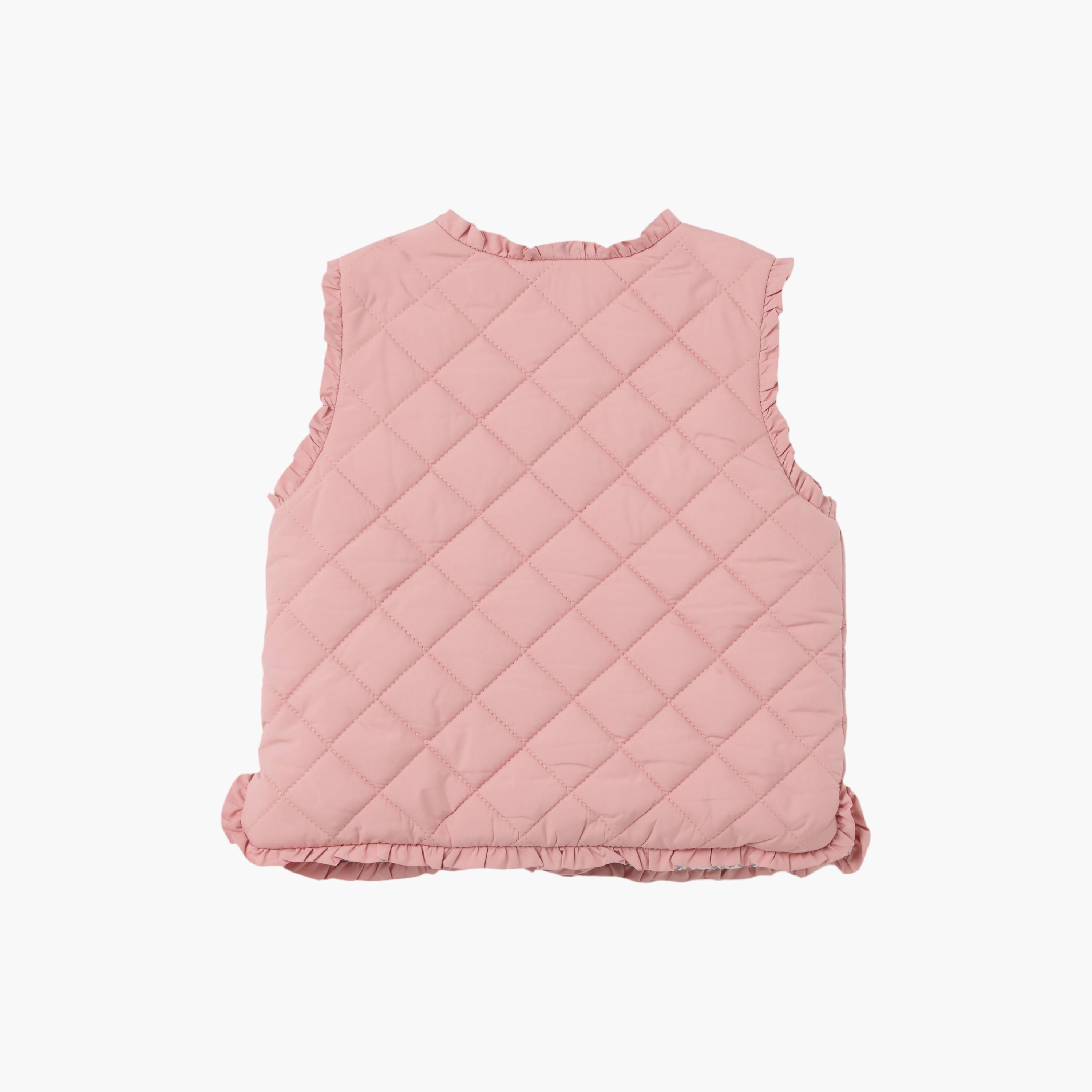 OVS Padded Sleeve Less Vest-girls-clothing-winterwear-jacketsandcoats-image-2