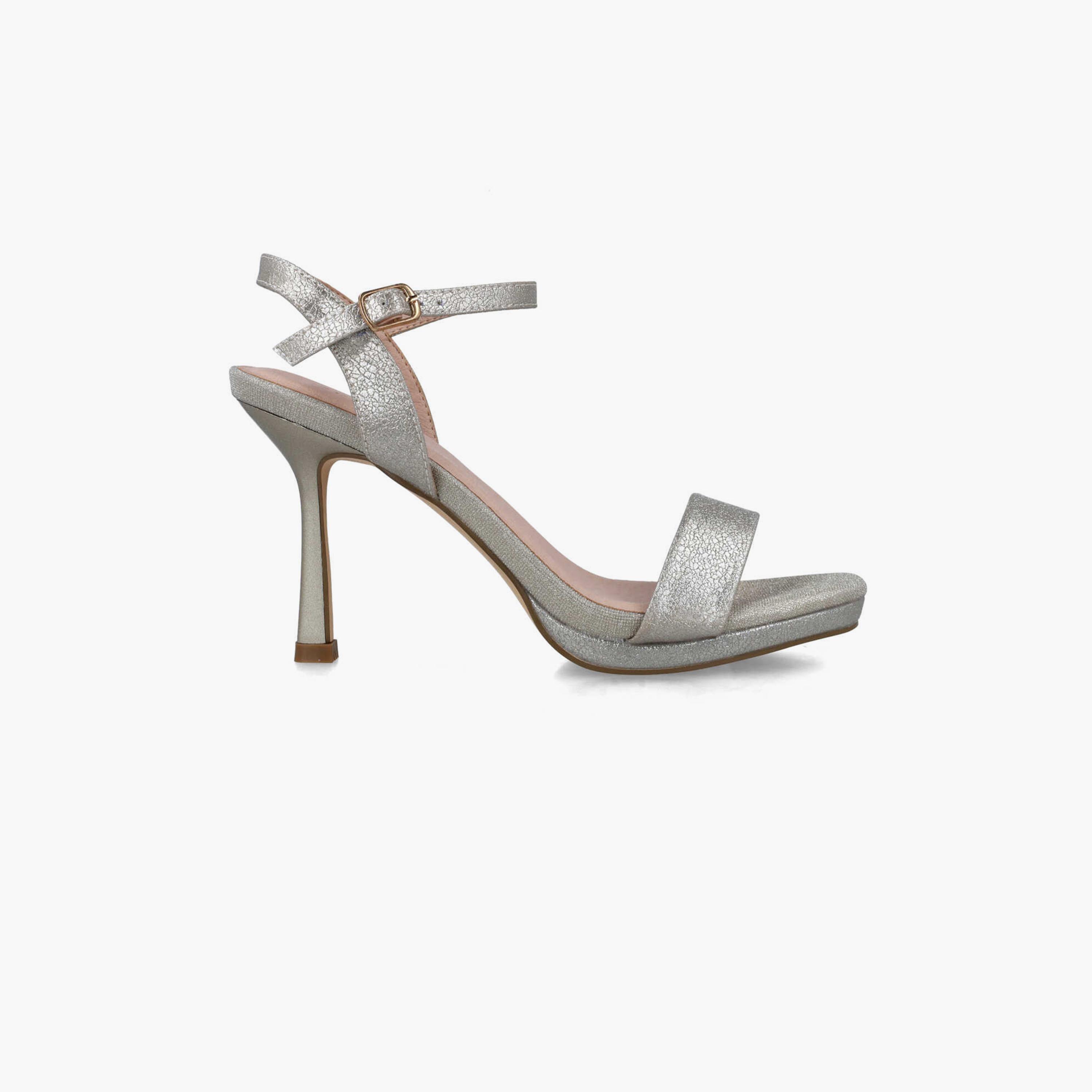 Menbur Women's Glitter Strap Sandals | 23984-women-shoes-sandals-flats-image-2