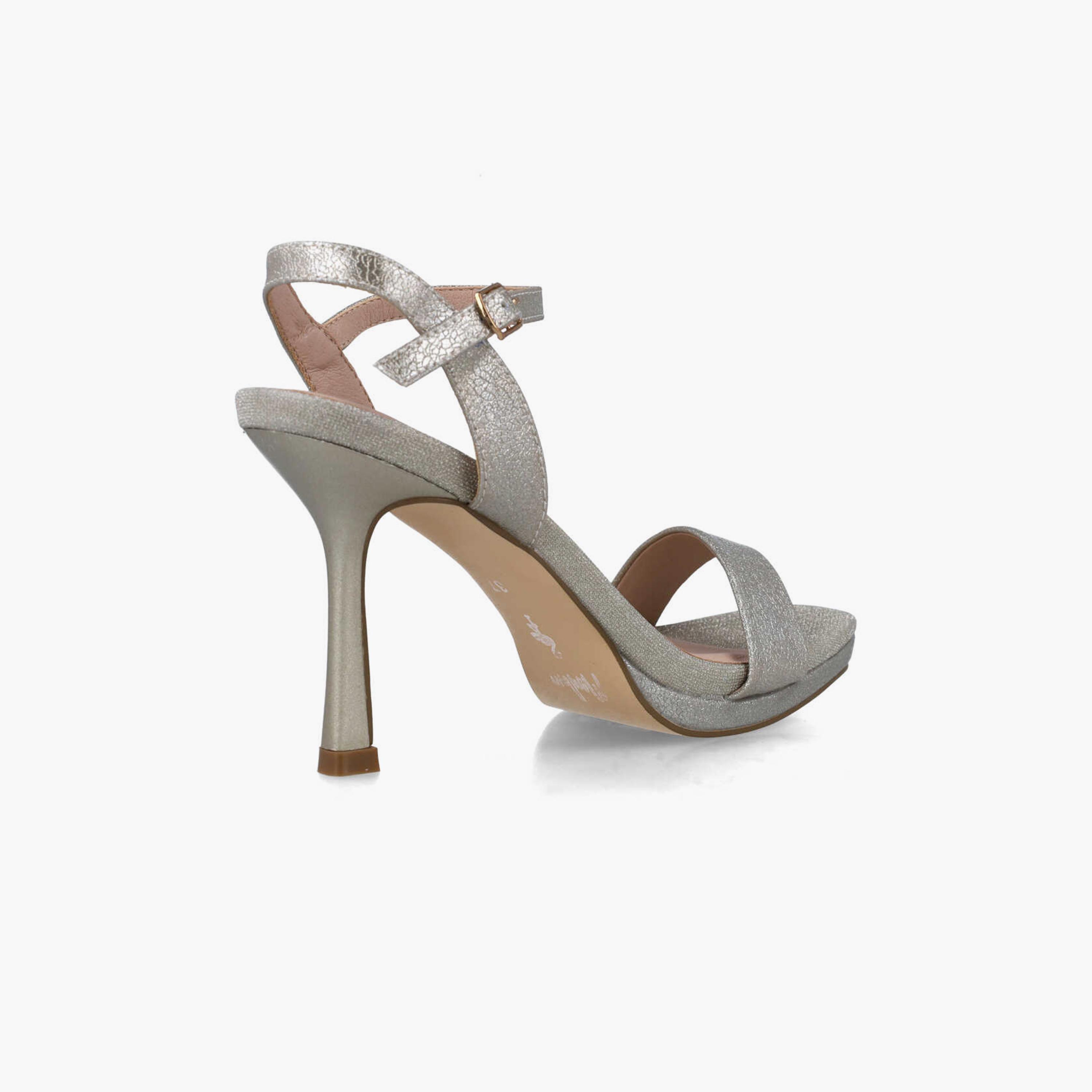 Menbur Women's Glitter Strap Sandals | 23984-women-shoes-sandals-flats-image-3
