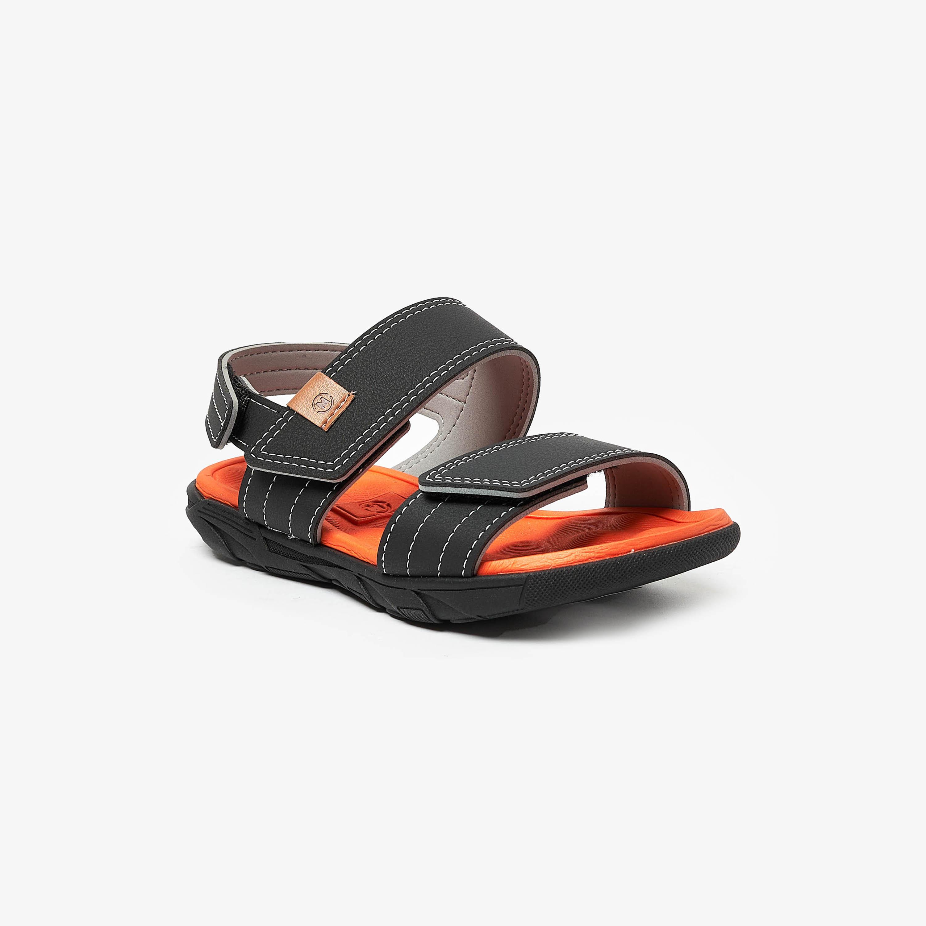 صندل موليكينهو للأطفال بمقدمة مفتوحة وحزام خلفي | 2400-155-13958-boys-shoes-sandals-image-1