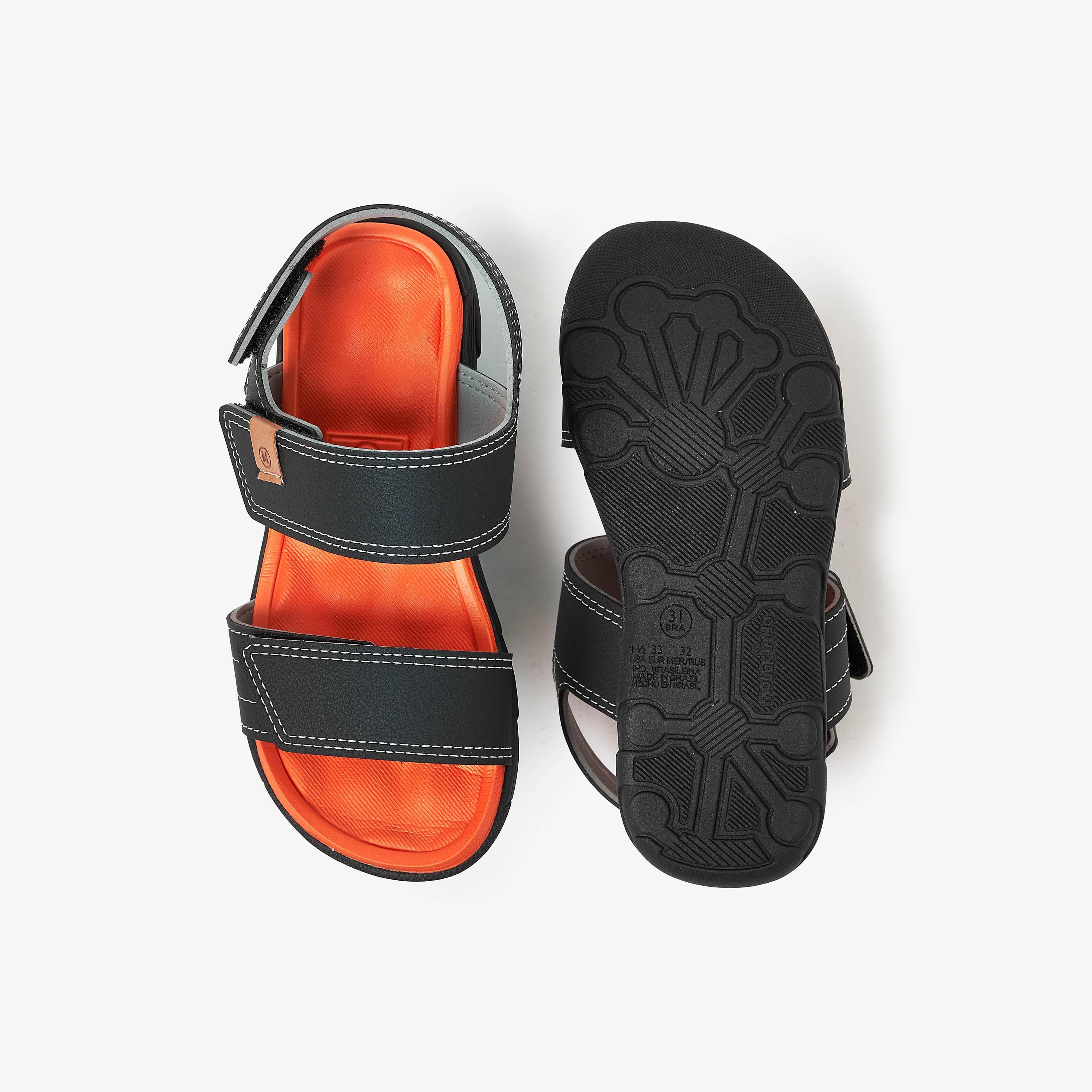 صندل موليكينهو للأطفال بمقدمة مفتوحة وحزام خلفي | 2400-155-13958-boys-shoes-sandals-image-4