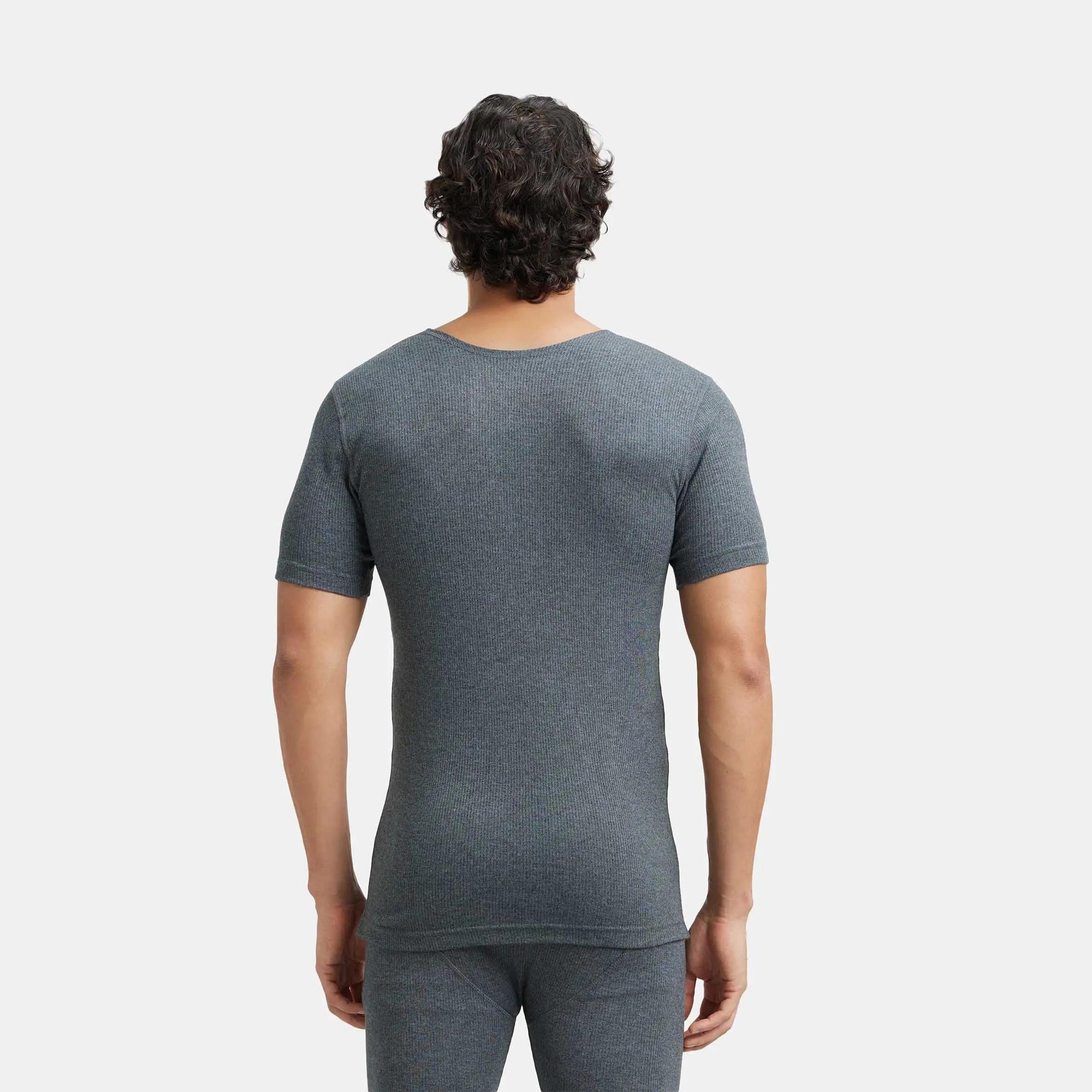 Jockey Men's Thermal Short-Sleeves T-shirt-men-clothing-innerwear-vests-image-3