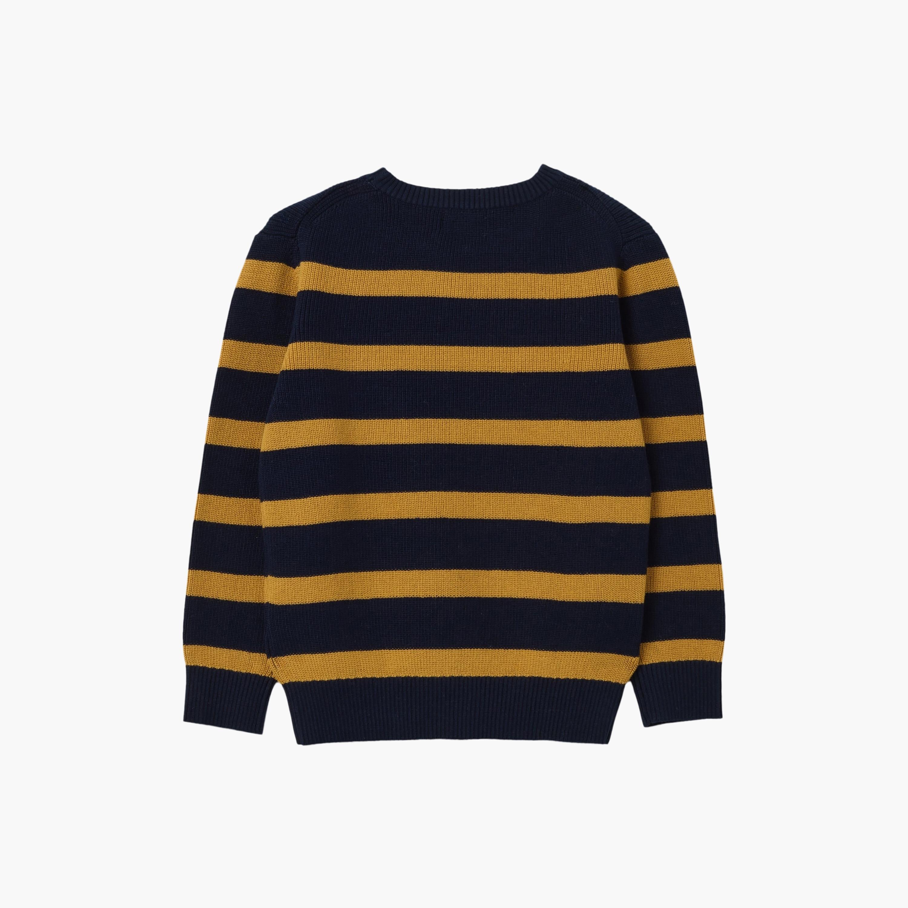 سويت شيرت قطن مخطط عرضياً من اوه في اس-boys-clothing-sweatshirts-image-2