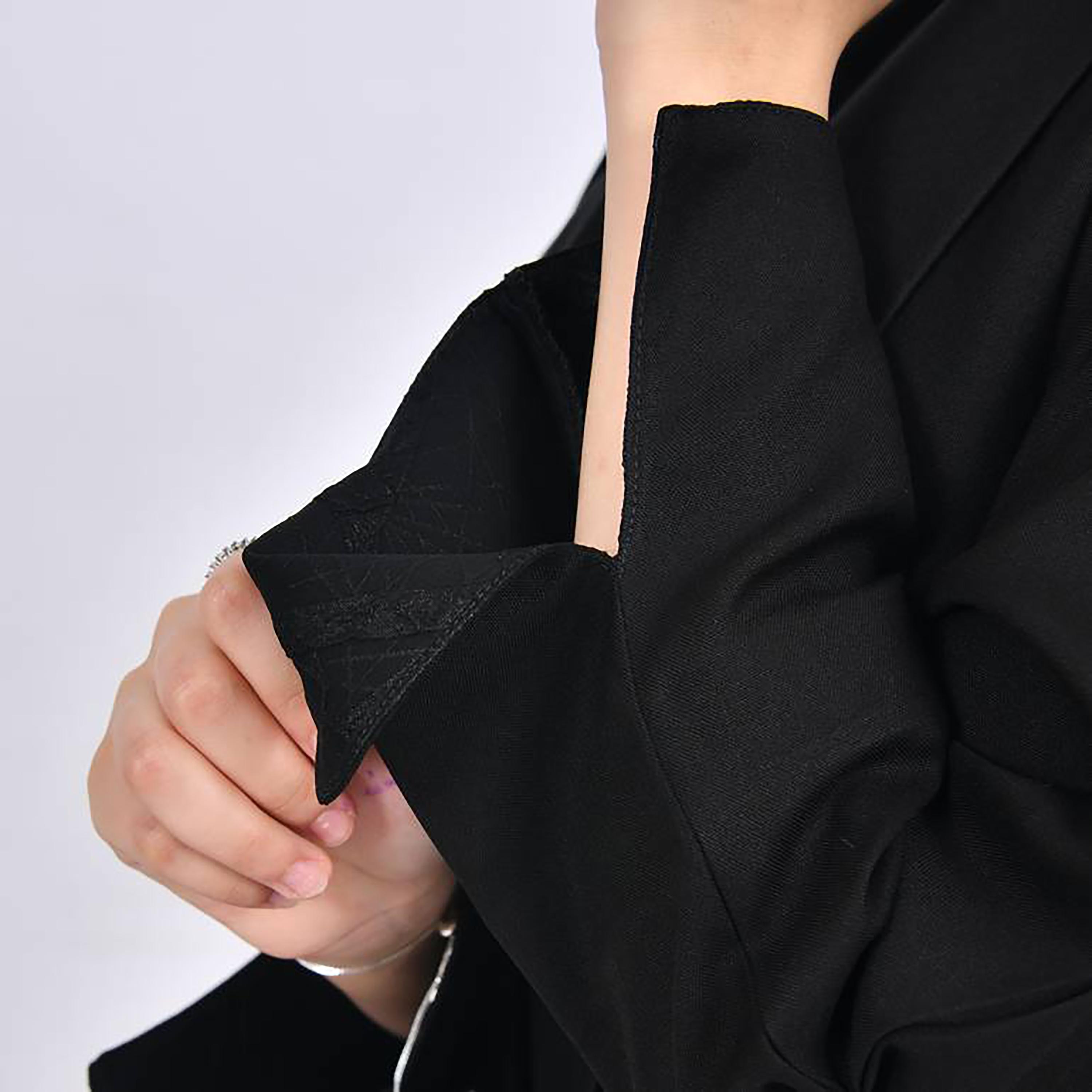 Hawraa Crepe Embroidered Abaya with Hijab-girls-arabicclothing-abayas-image-3