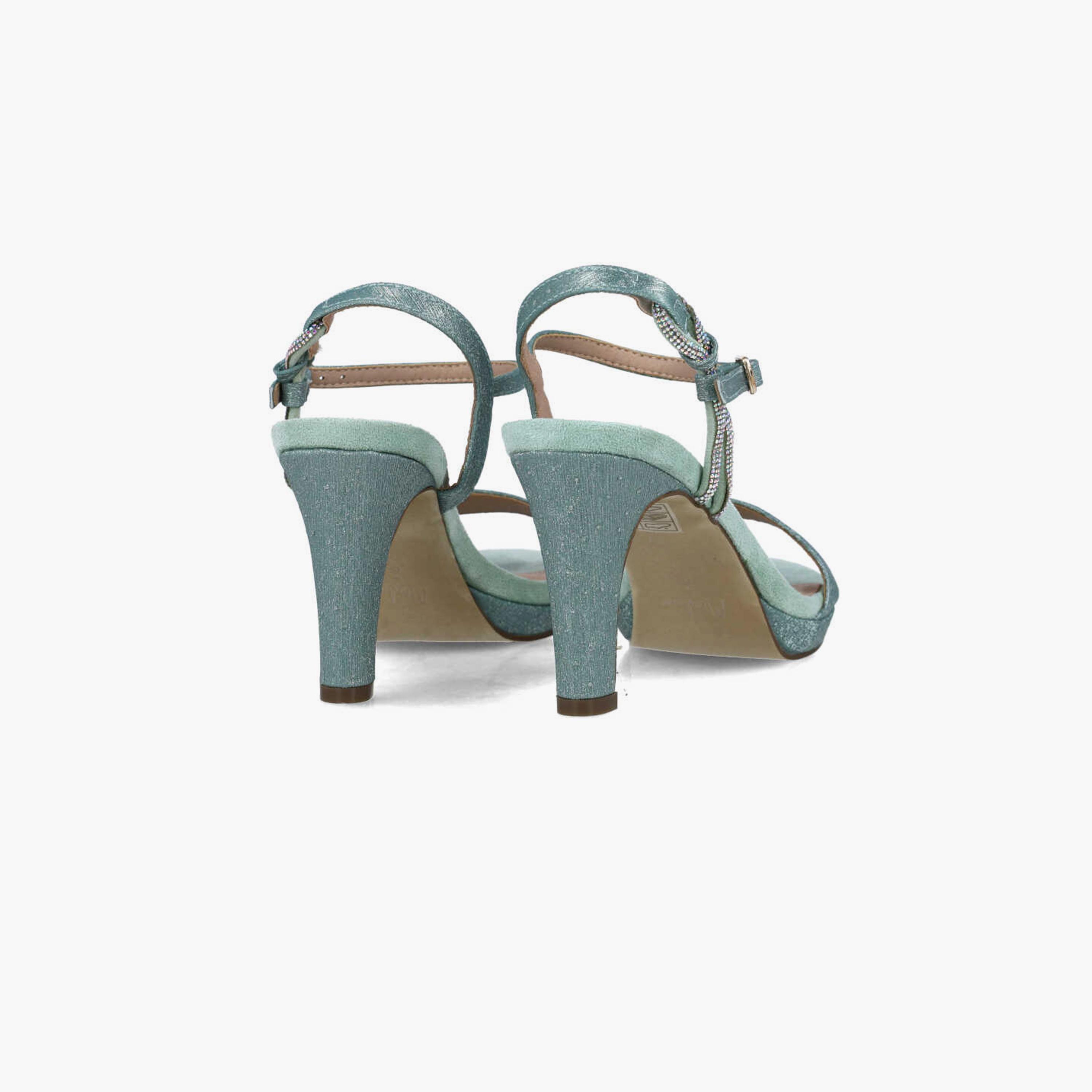 Menbur Women's Woven Platform Heels with Embellishment | 24102-women-shoes-heels-image-3